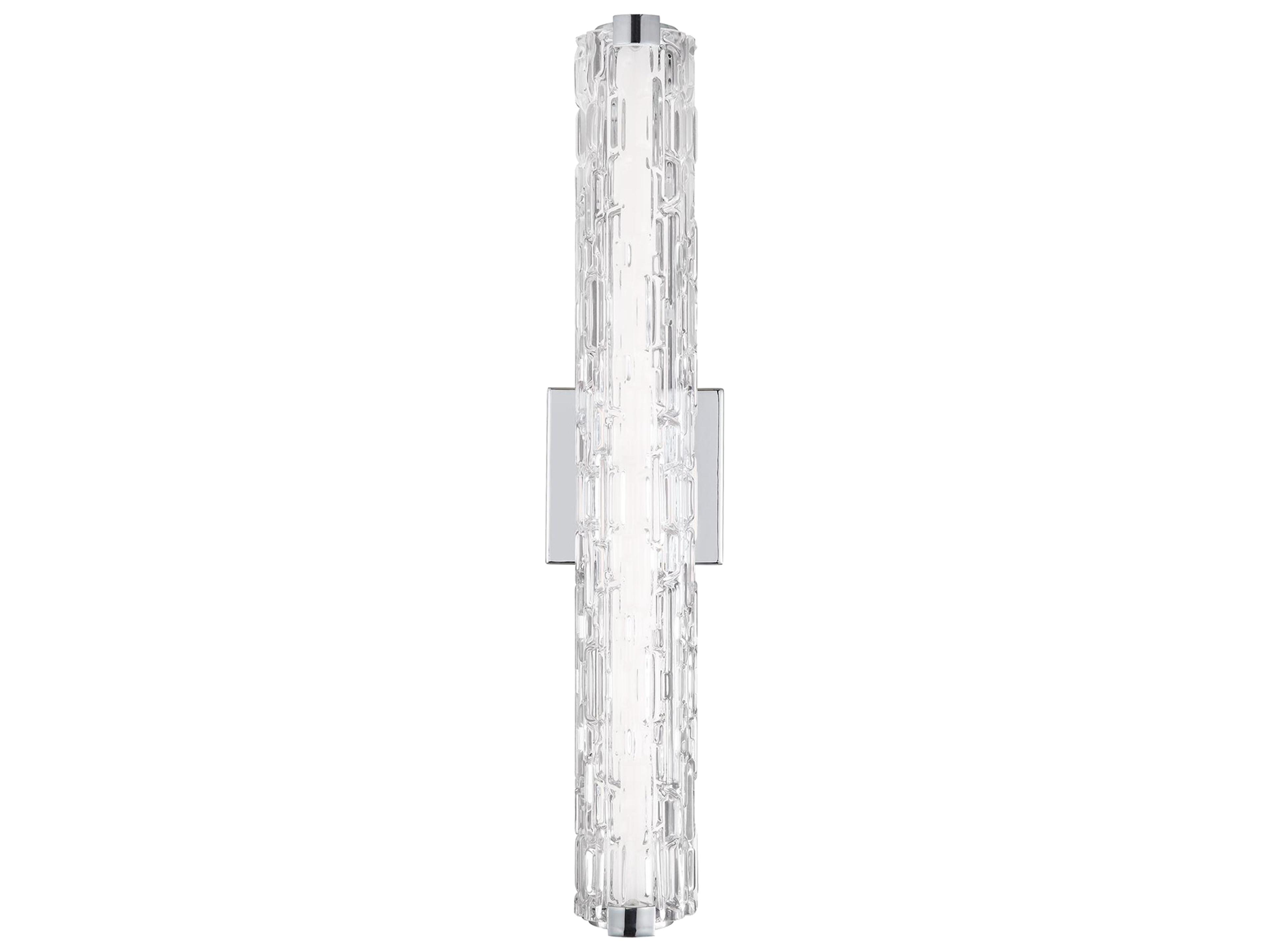Visual Comfort Studio Cutler 1-Light Chrome Vanity Light