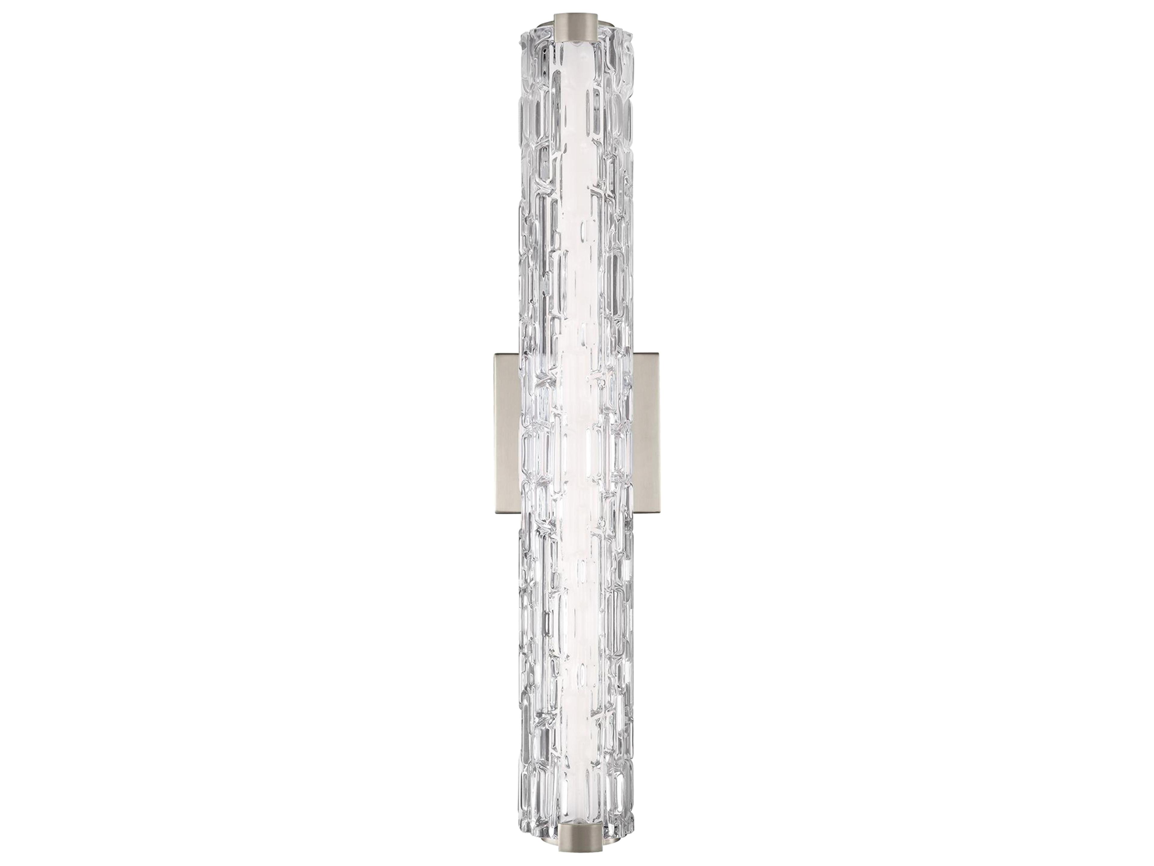 Visual Comfort Studio Cutler 1-Light Satin Nickel Vanity Light