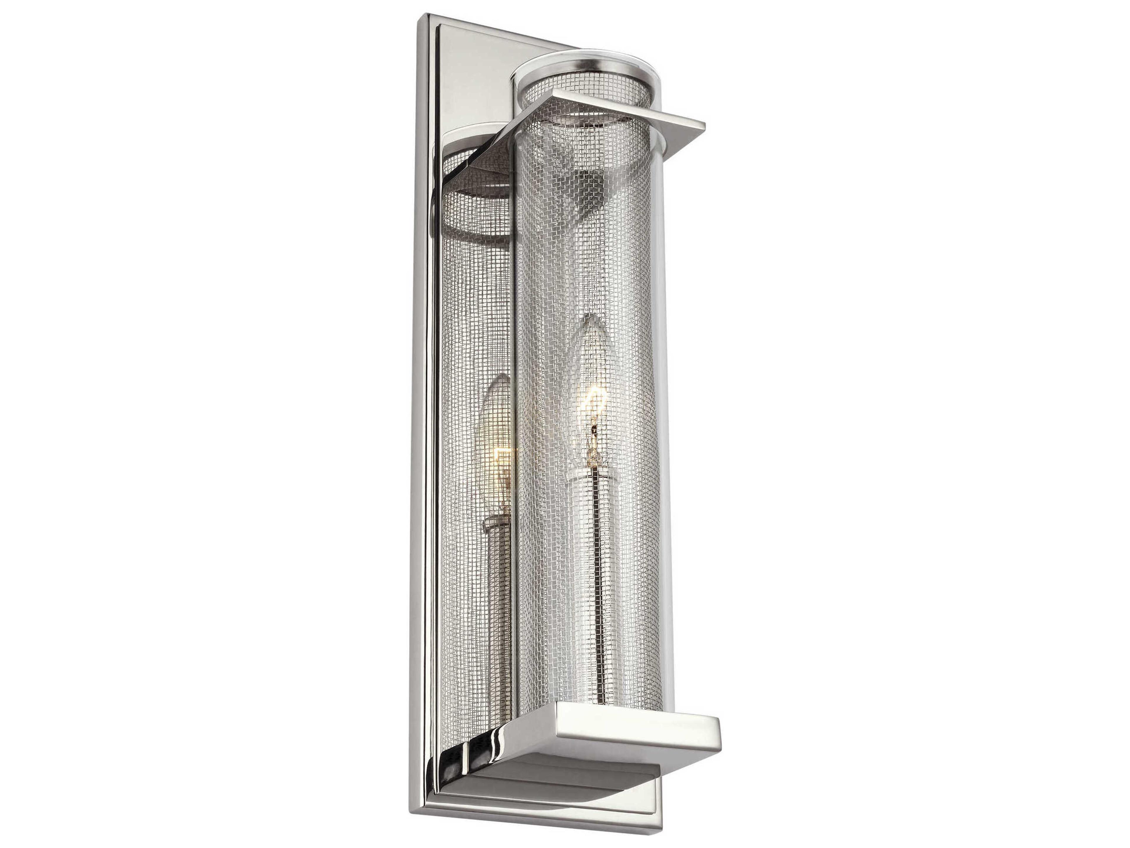 Visual Comfort Studio Silo 1-Light Polished Nickel Wall Sconce