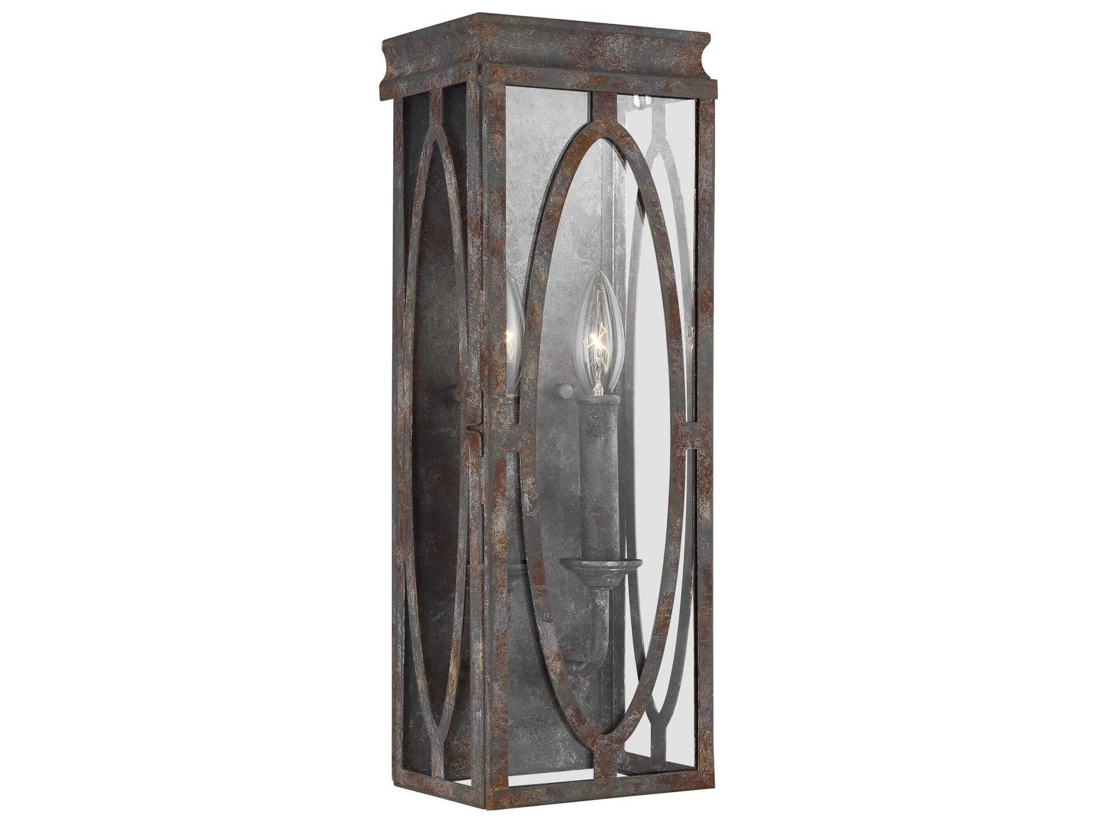 Visual Comfort Studio Patrice 2-Light Deep Abyss Brown Wall Sconce