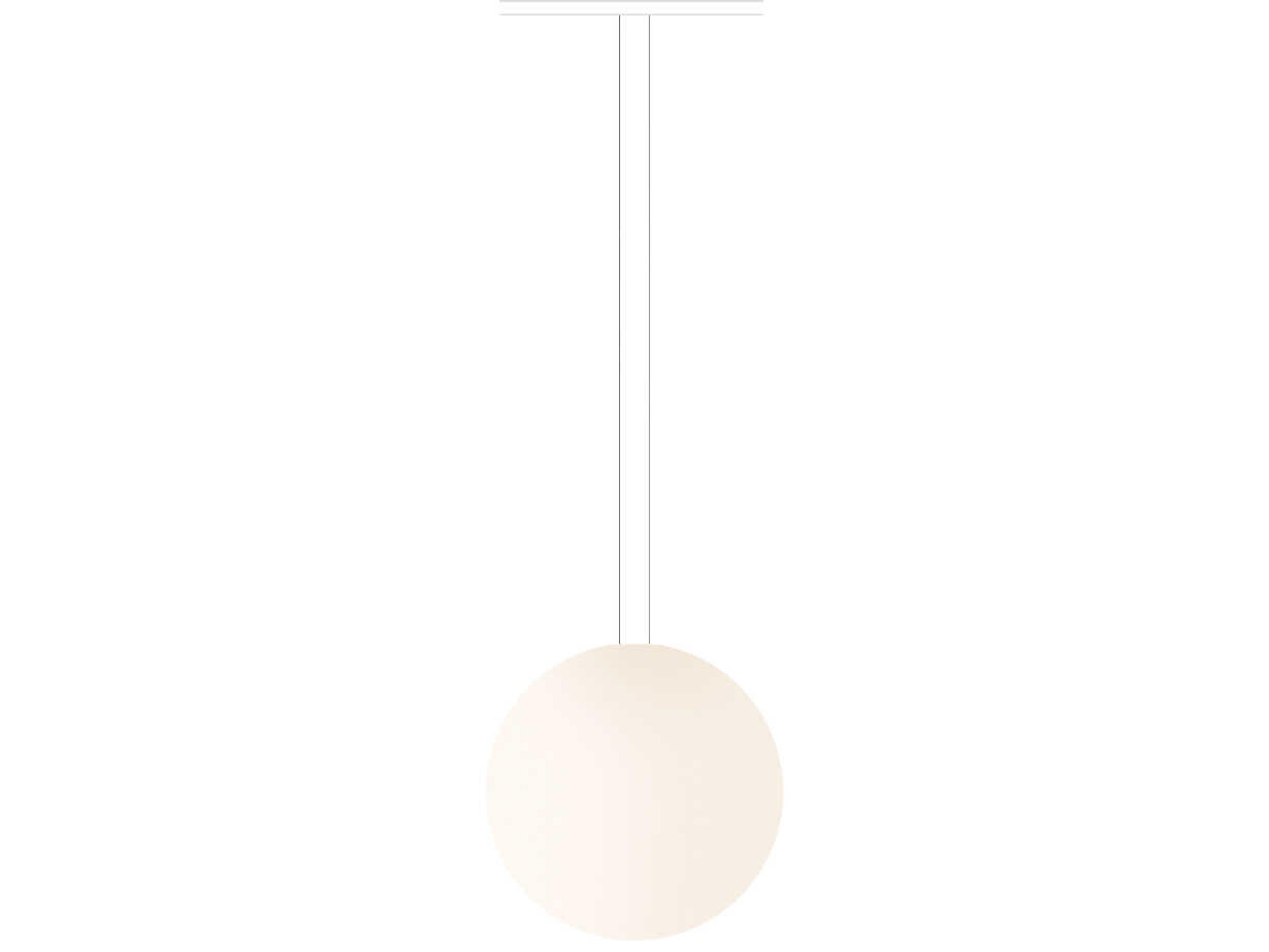 Vibia Circus 1-Light White Globe Track & Rail Light