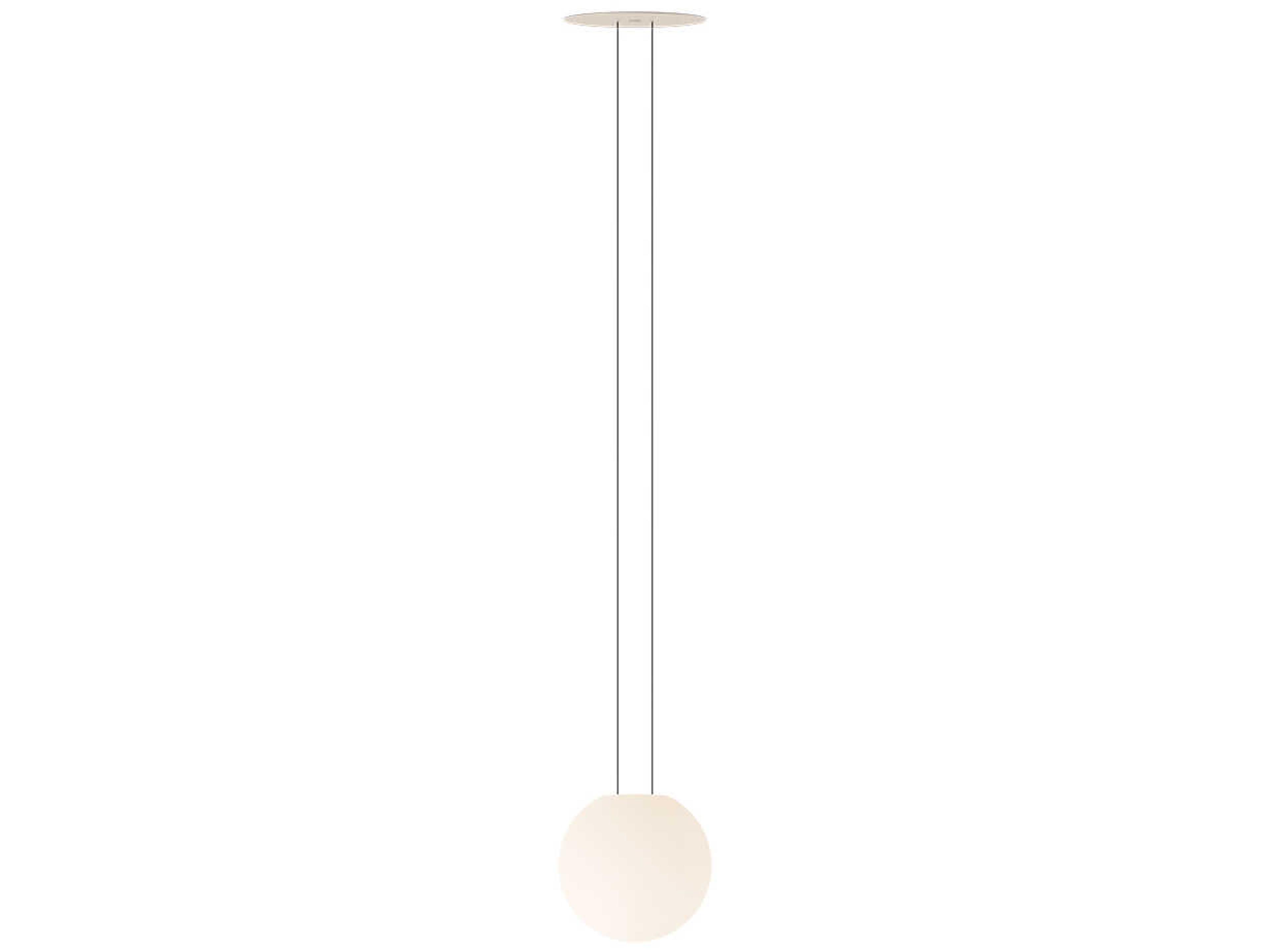 Vibia Circus Solo 1-Light White Globe Mini Pendant