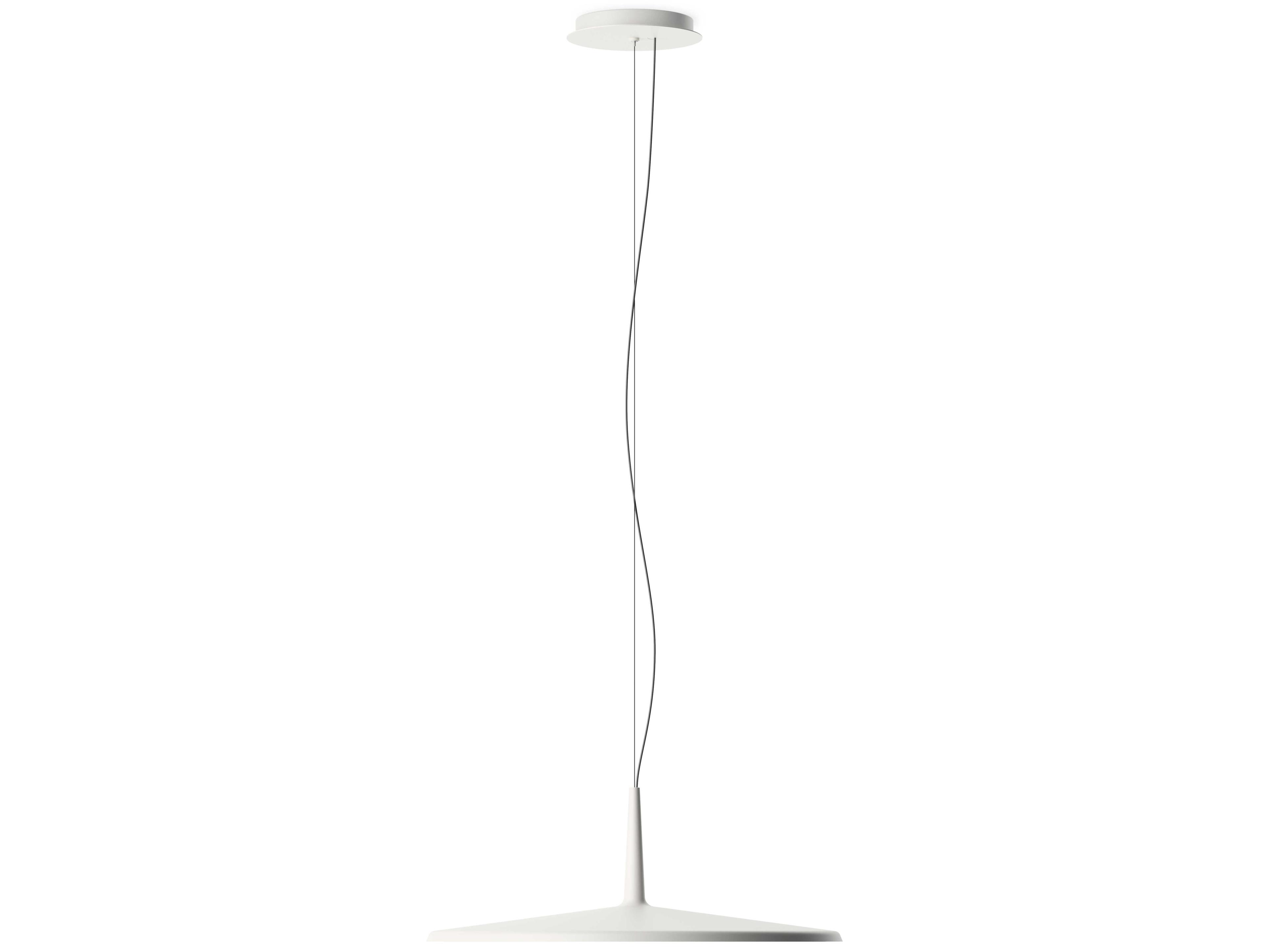 Vibia Skan 1-Light White Round Pendant