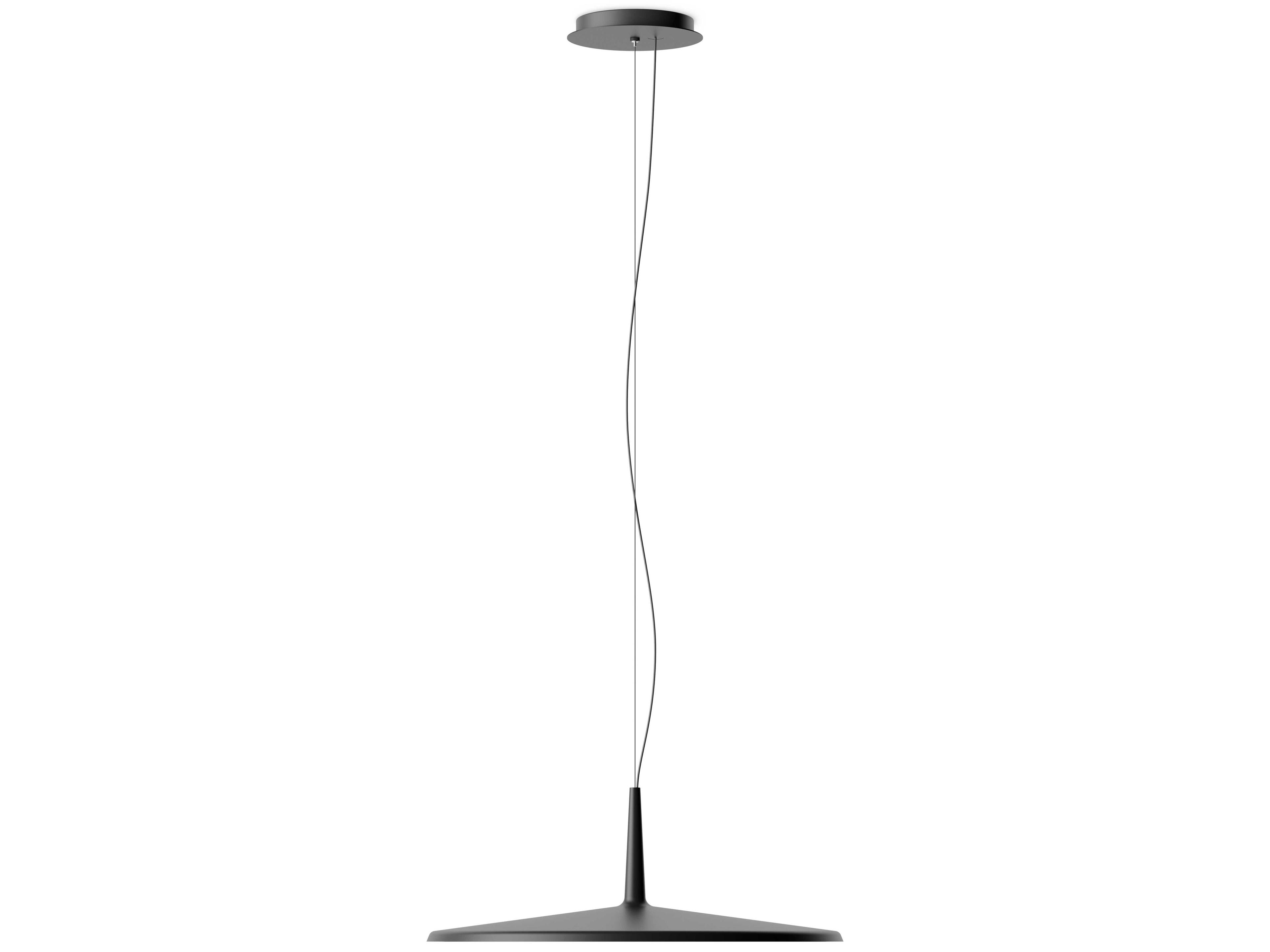 Vibia Skan 1-Light Black Round Pendant