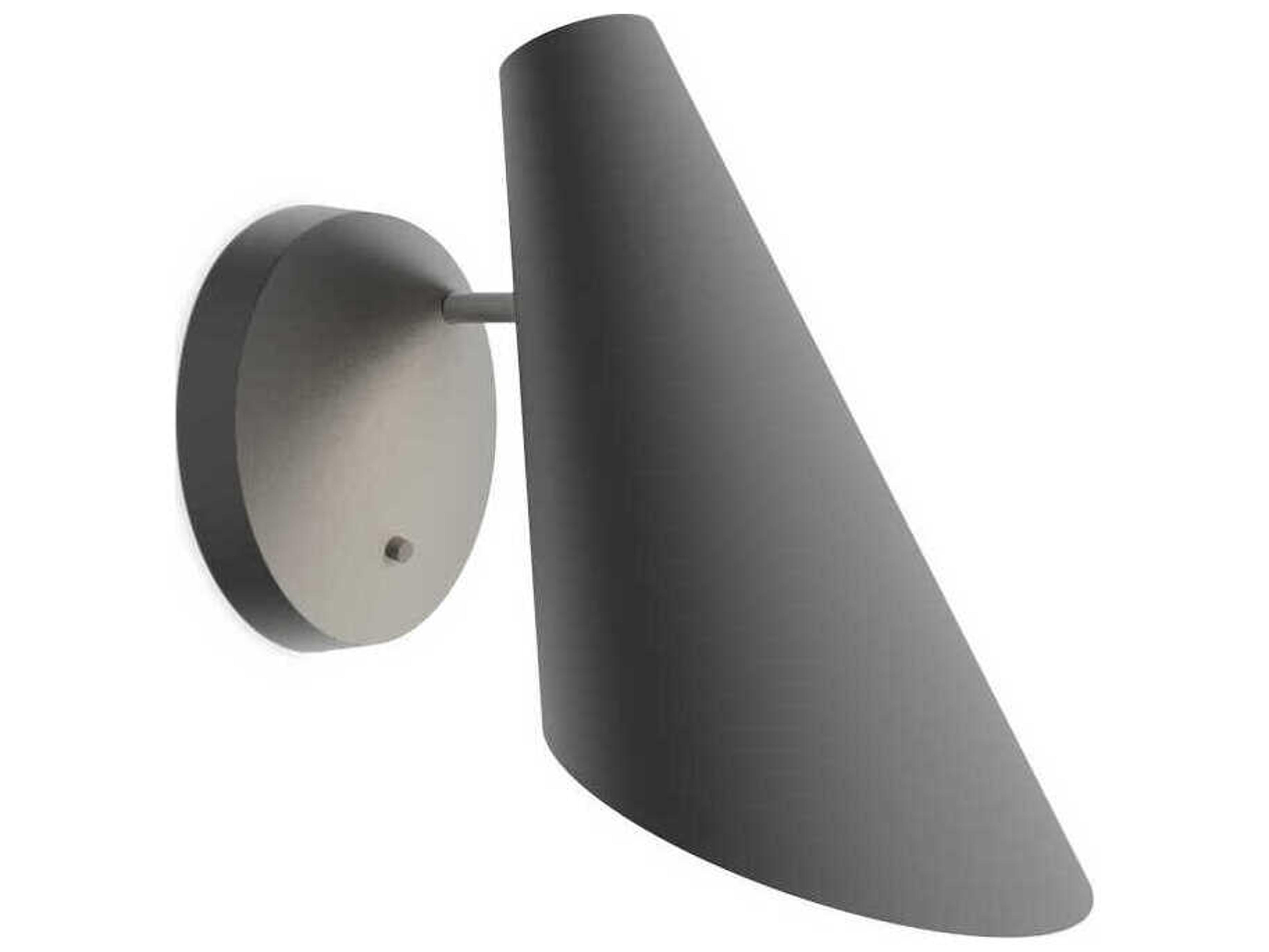 Vibia I.Cono 1-Light Black Grey Wall Sconce