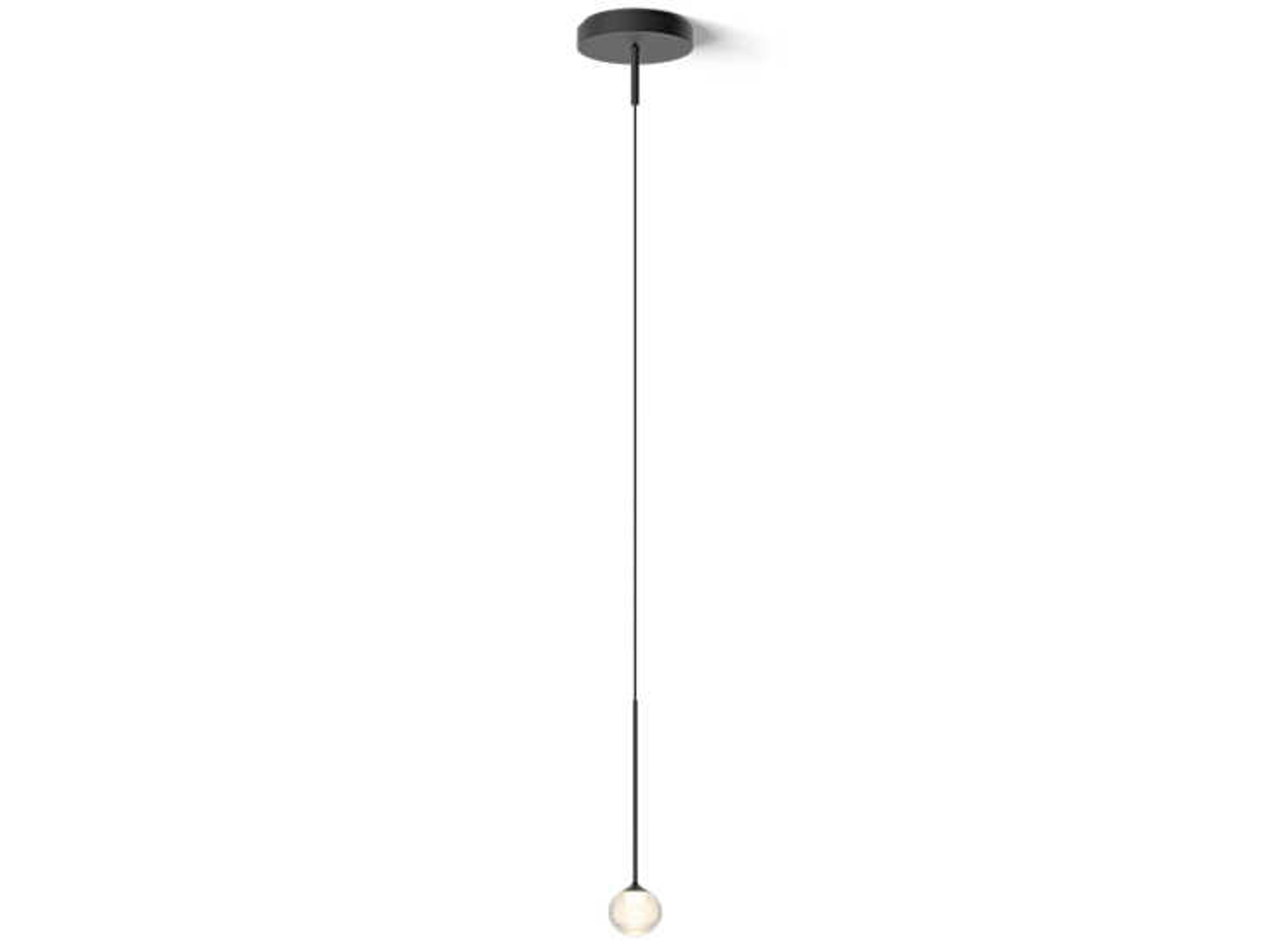 Vibia Algorithm 1-Light Graphite Gray Globe Mini Pendant