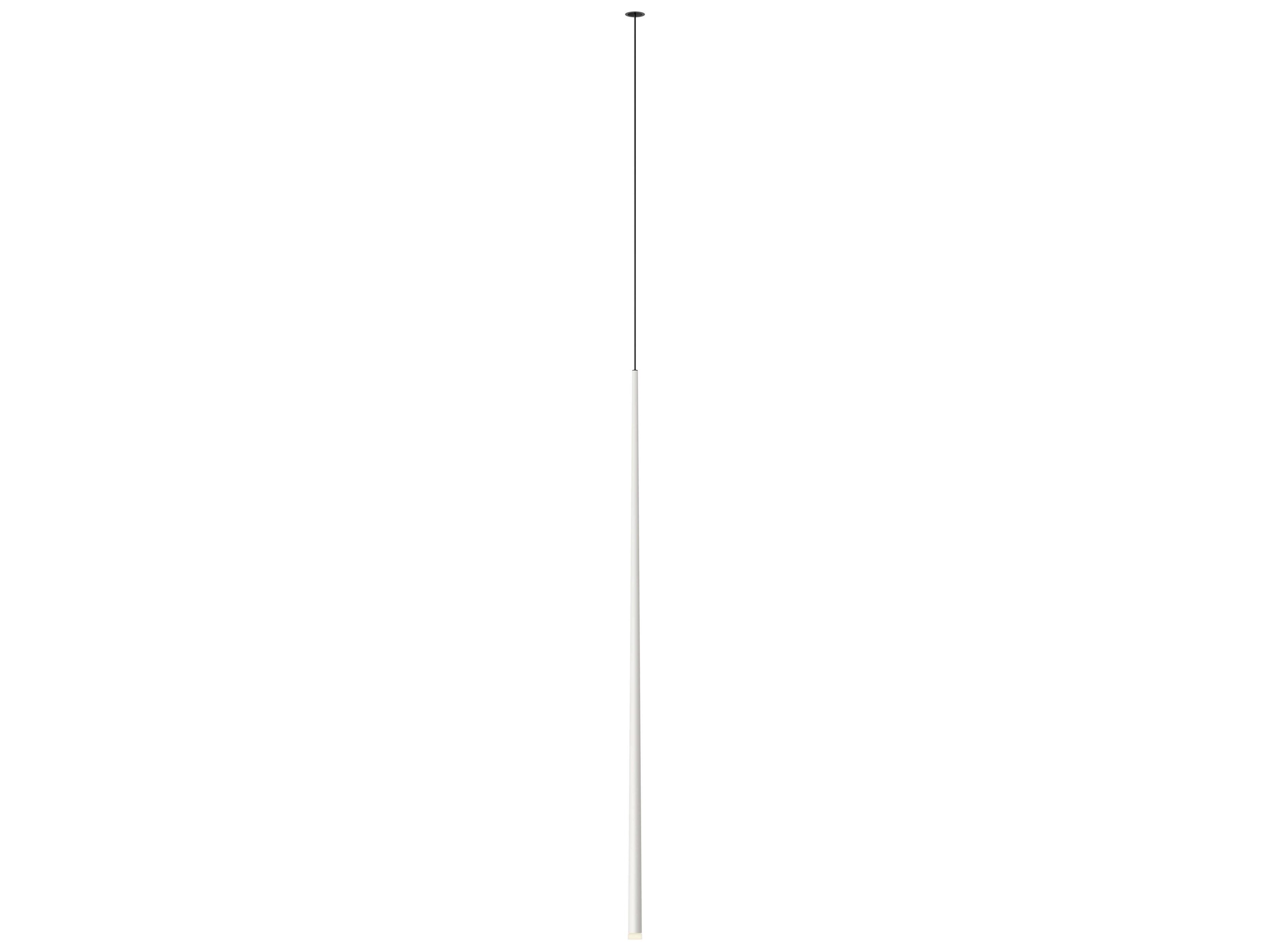 Vibia Slim White Linear Mini Pendant