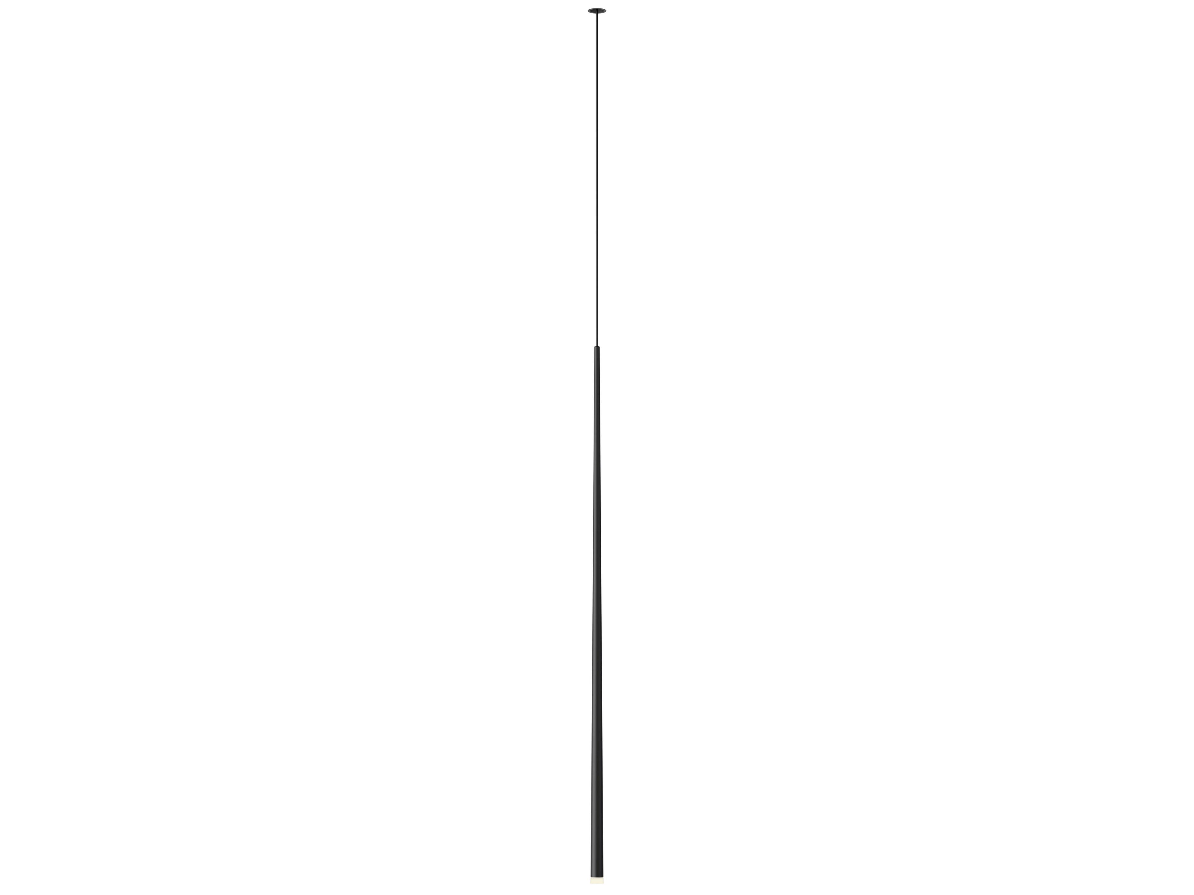 Vibia Slim Black Linear Mini Pendant