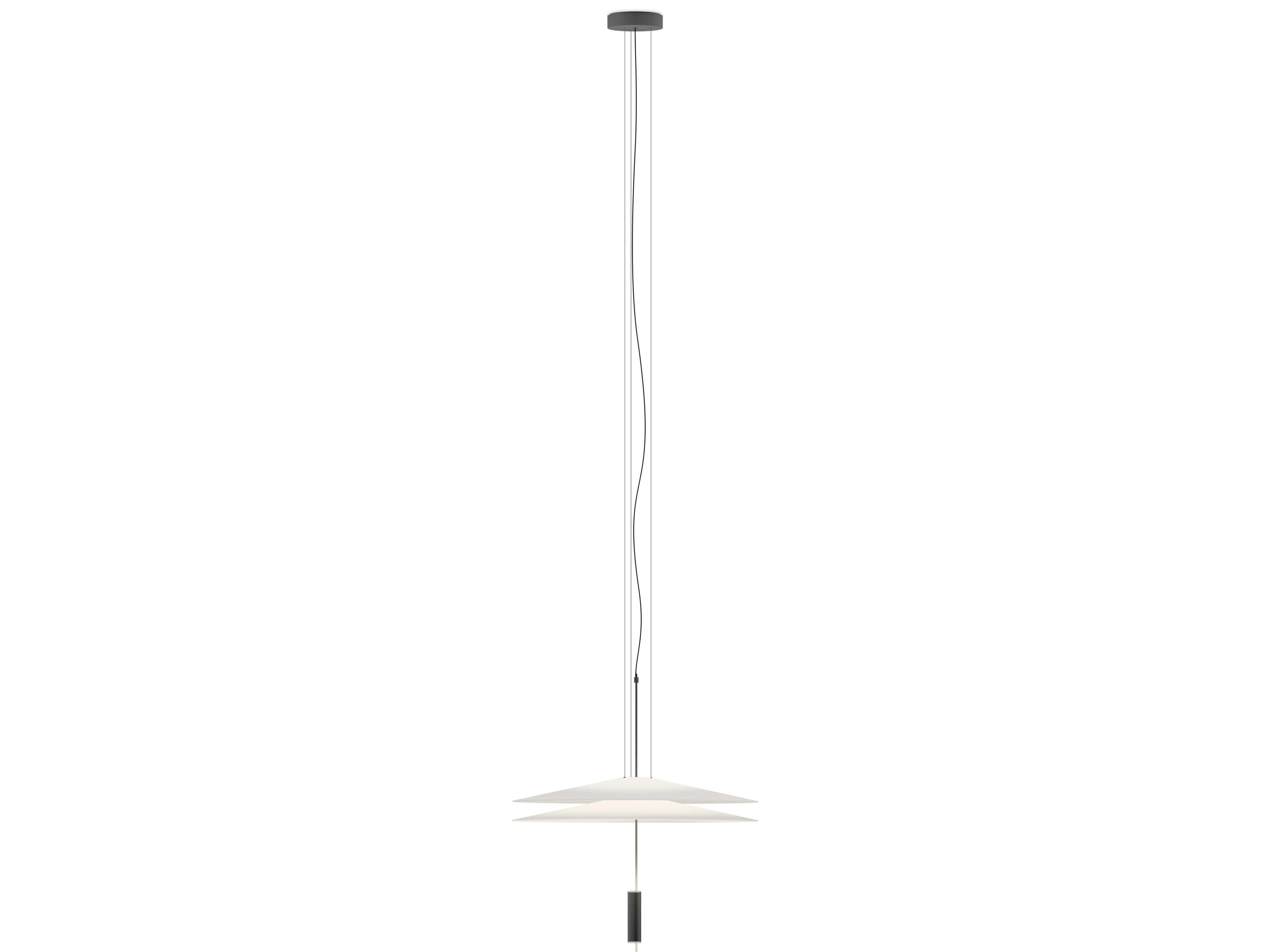 Vibia Flamingo 2-Light Graphite Gray Pendant