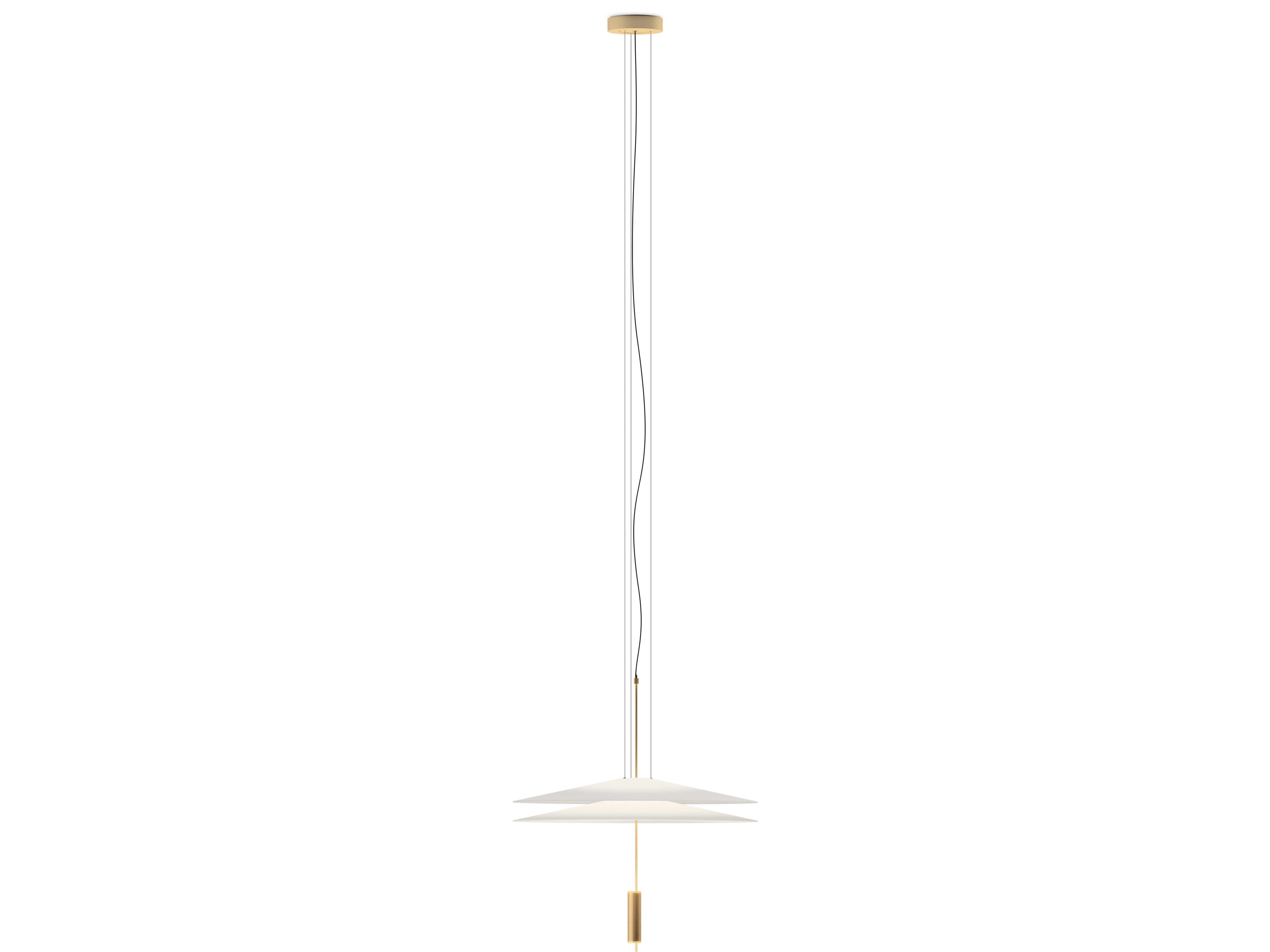 Vibia Flamingo 2-Light Gold Pendant