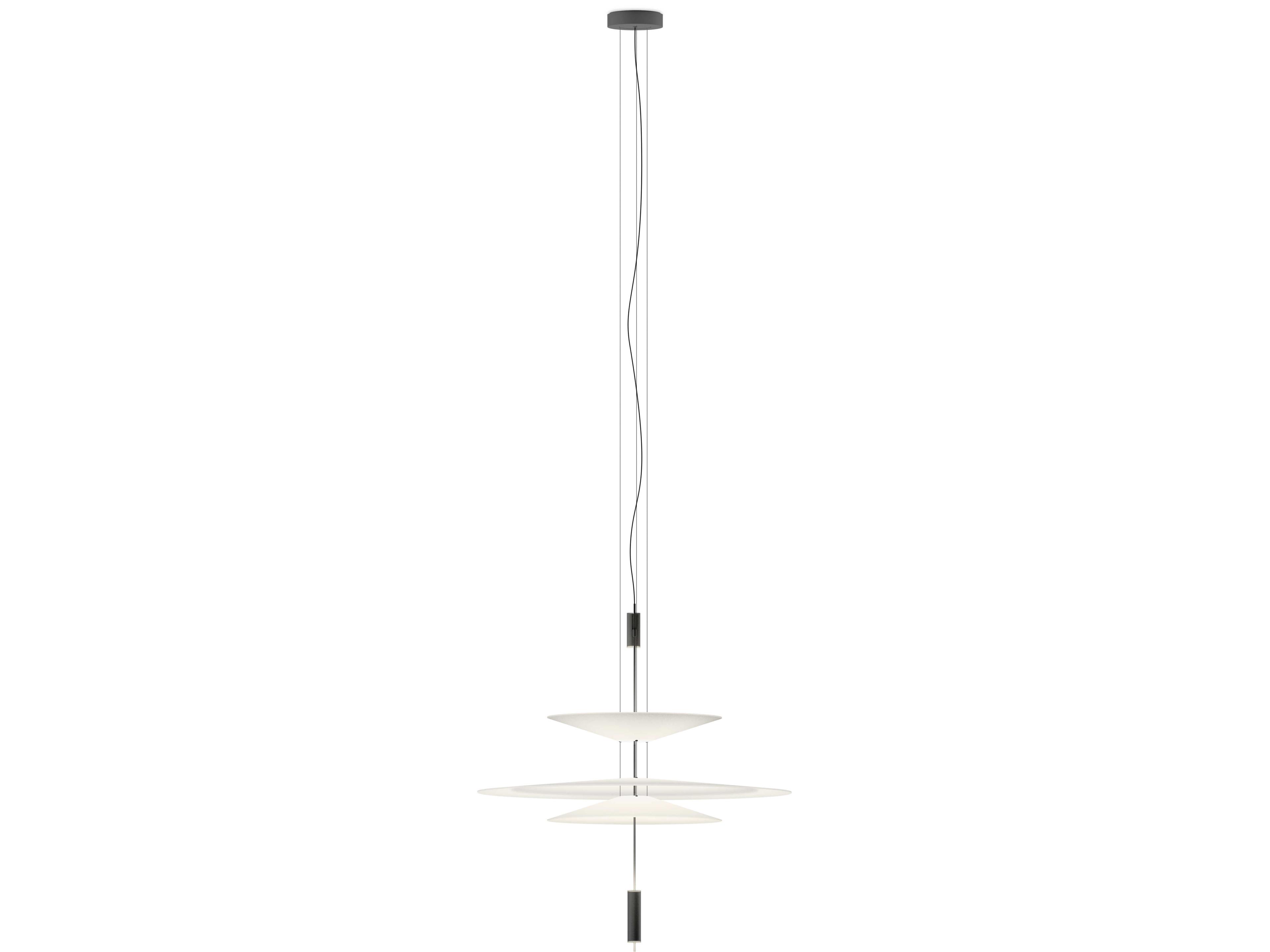 Vibia Flamingo 3-Light Graphite Gray Pendant