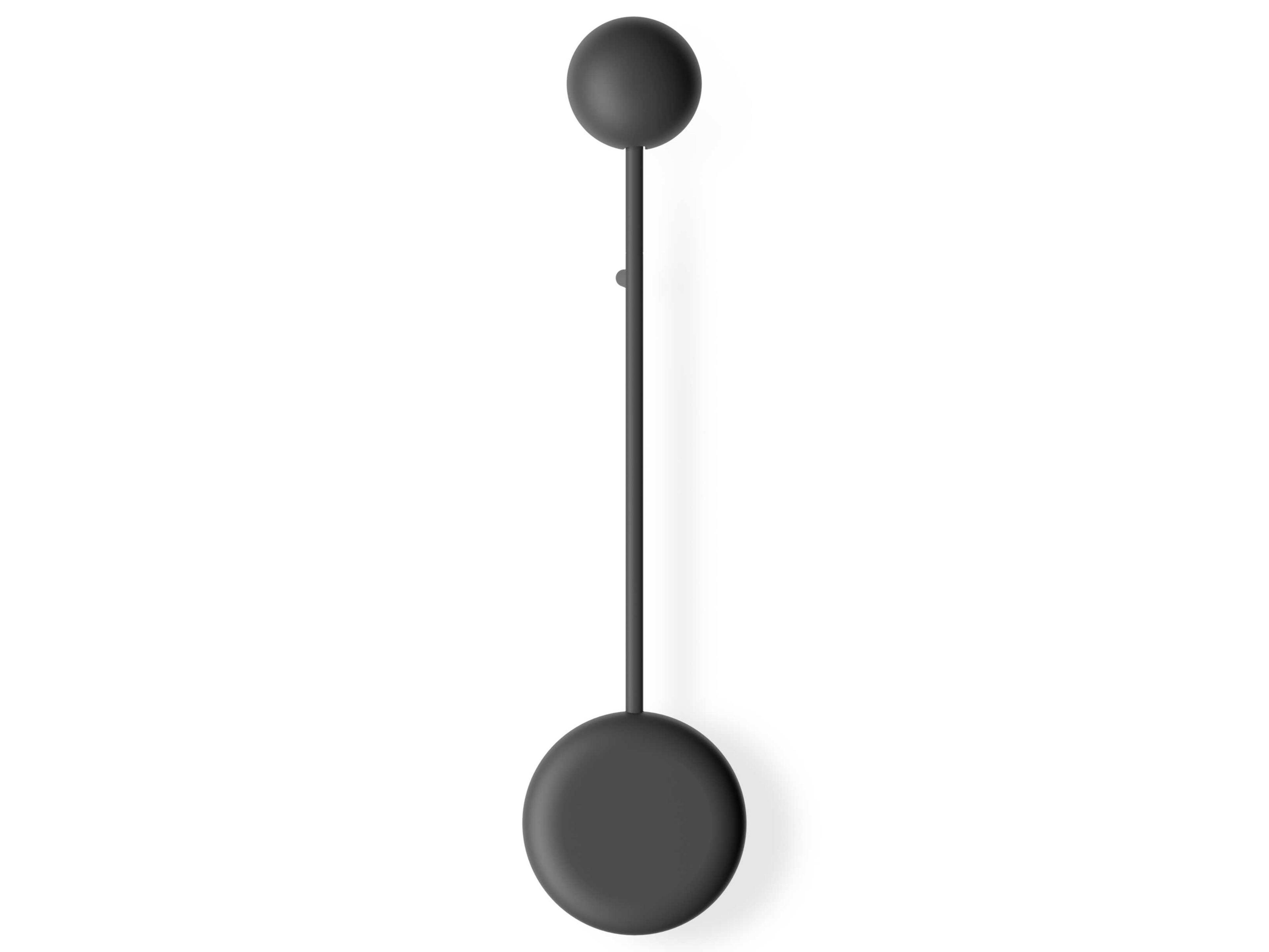 Vibia Pin 1-Light Black Wall Sconce