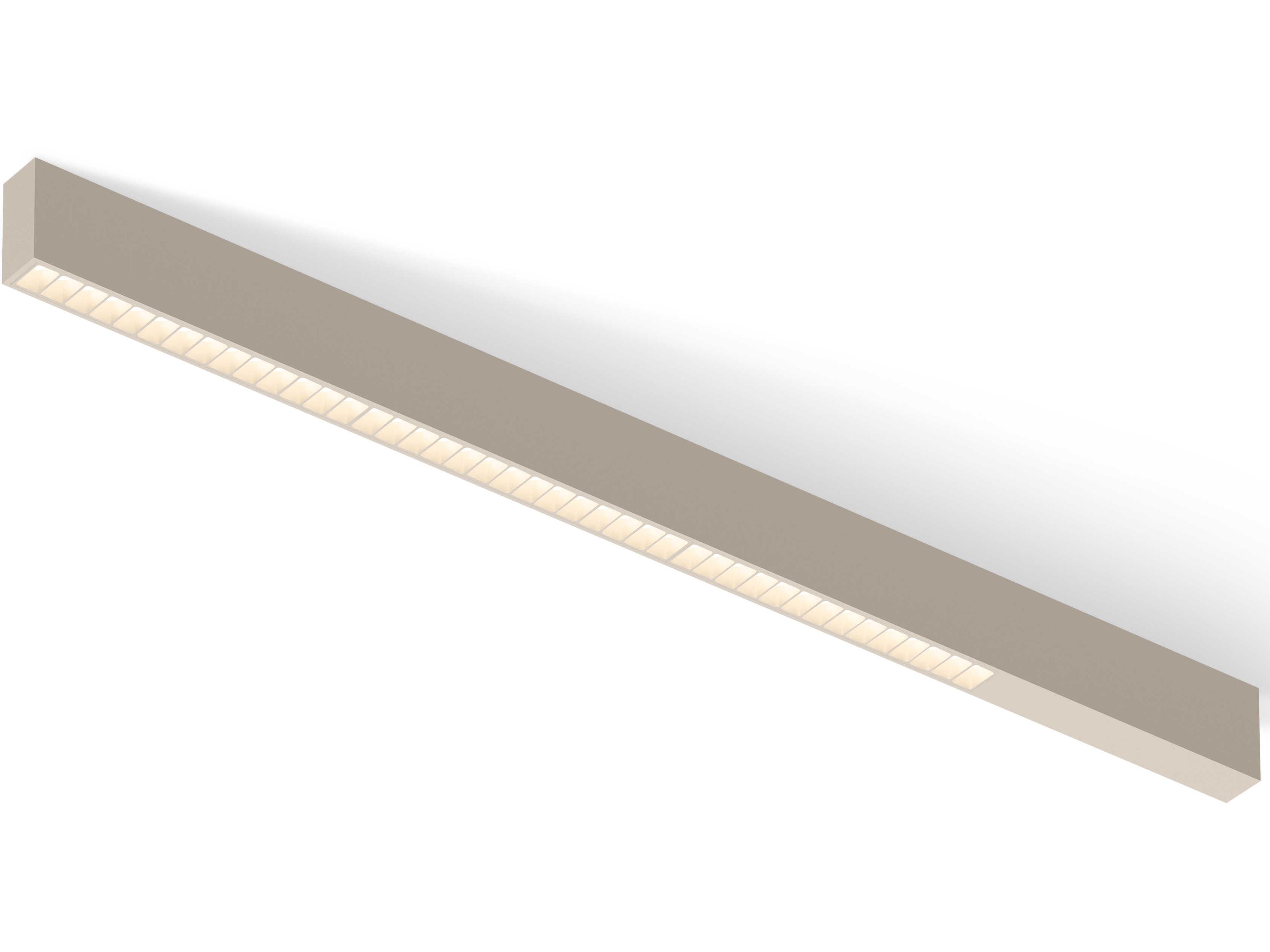 Vibia Offset 1-Light Off White Linear Flush Mount