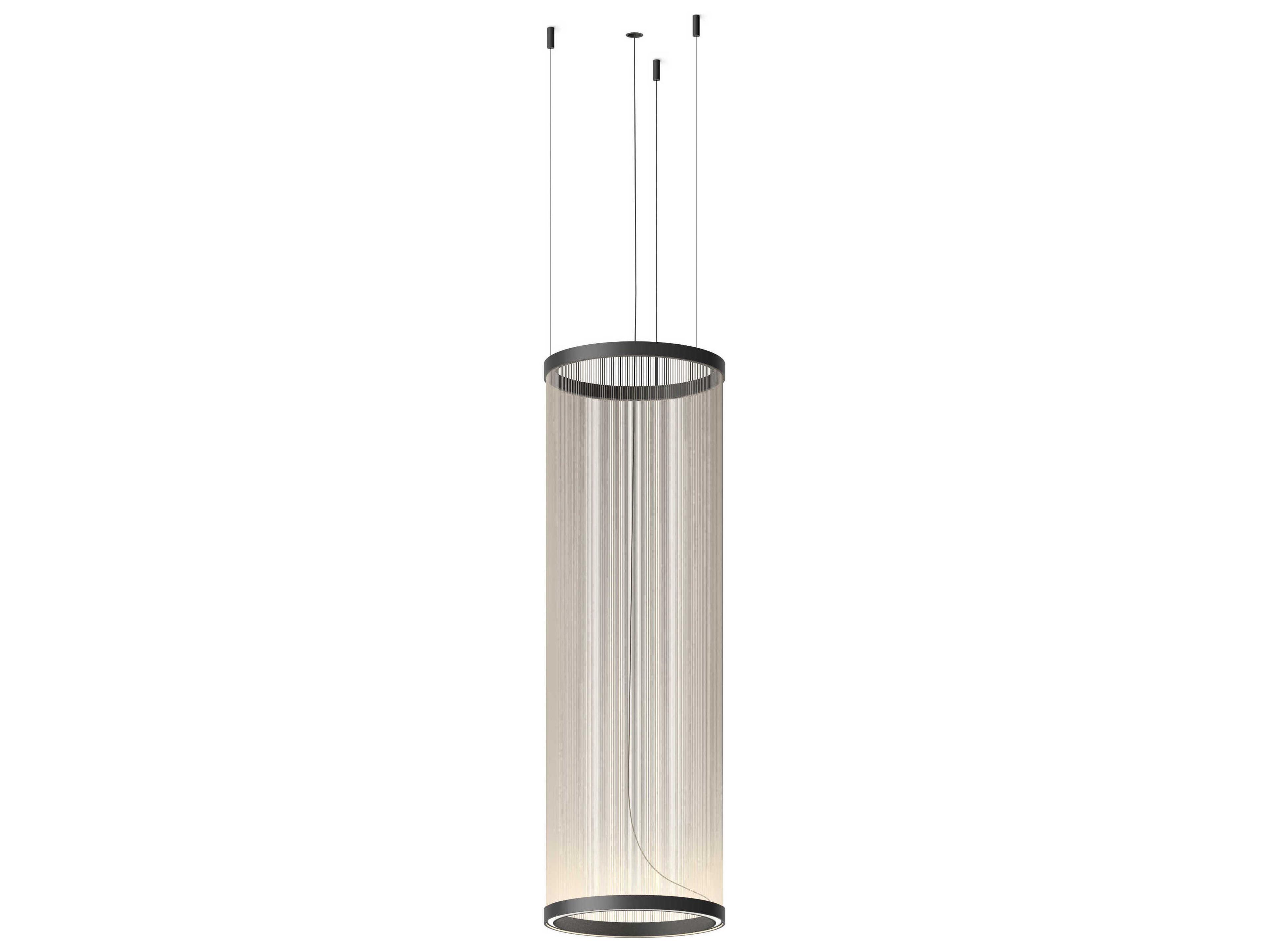 Vibia Array 1-Light Gray Cylinder Pendant