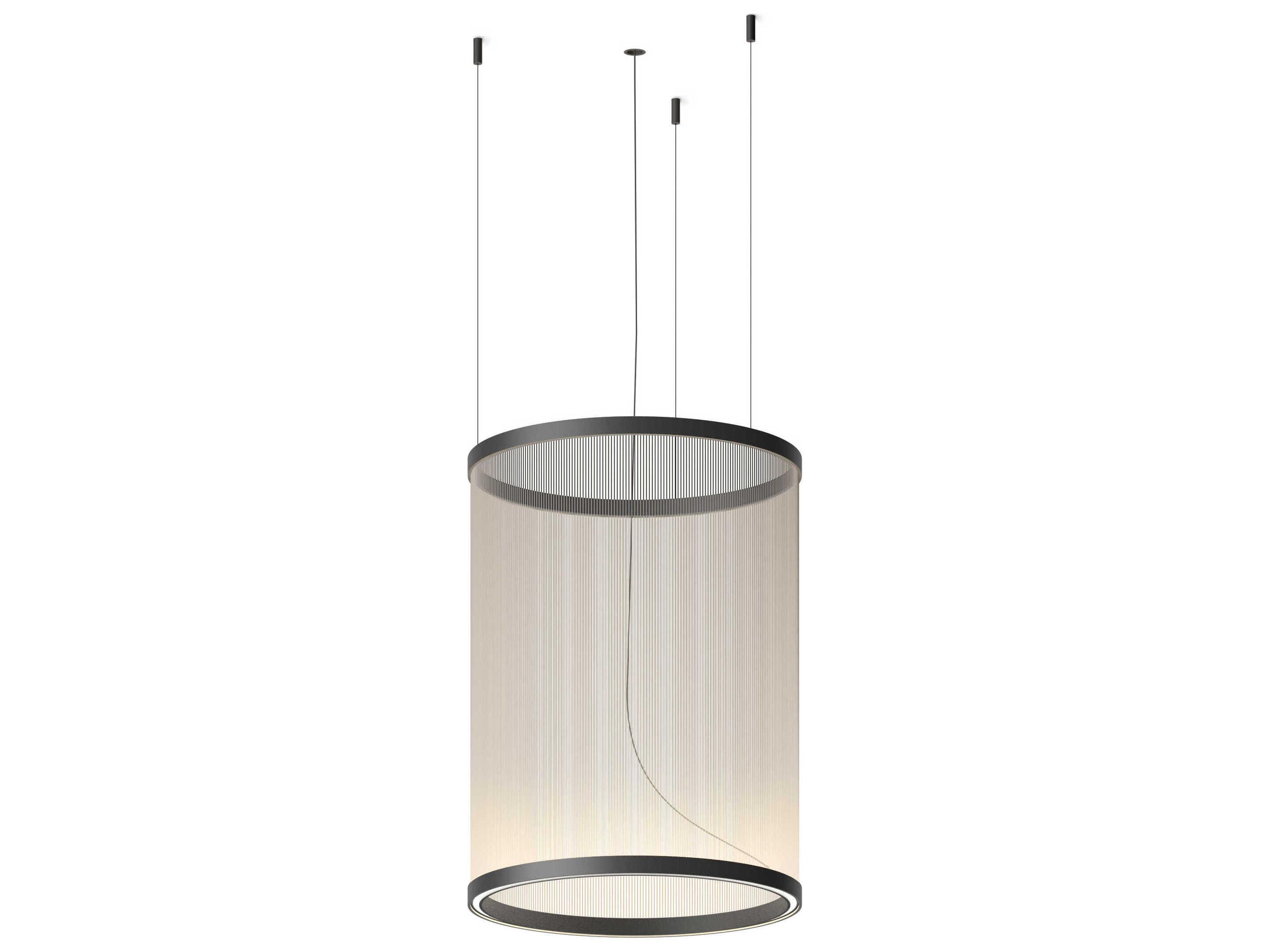 Vibia Array 1-Light Black Cylinder Pendant