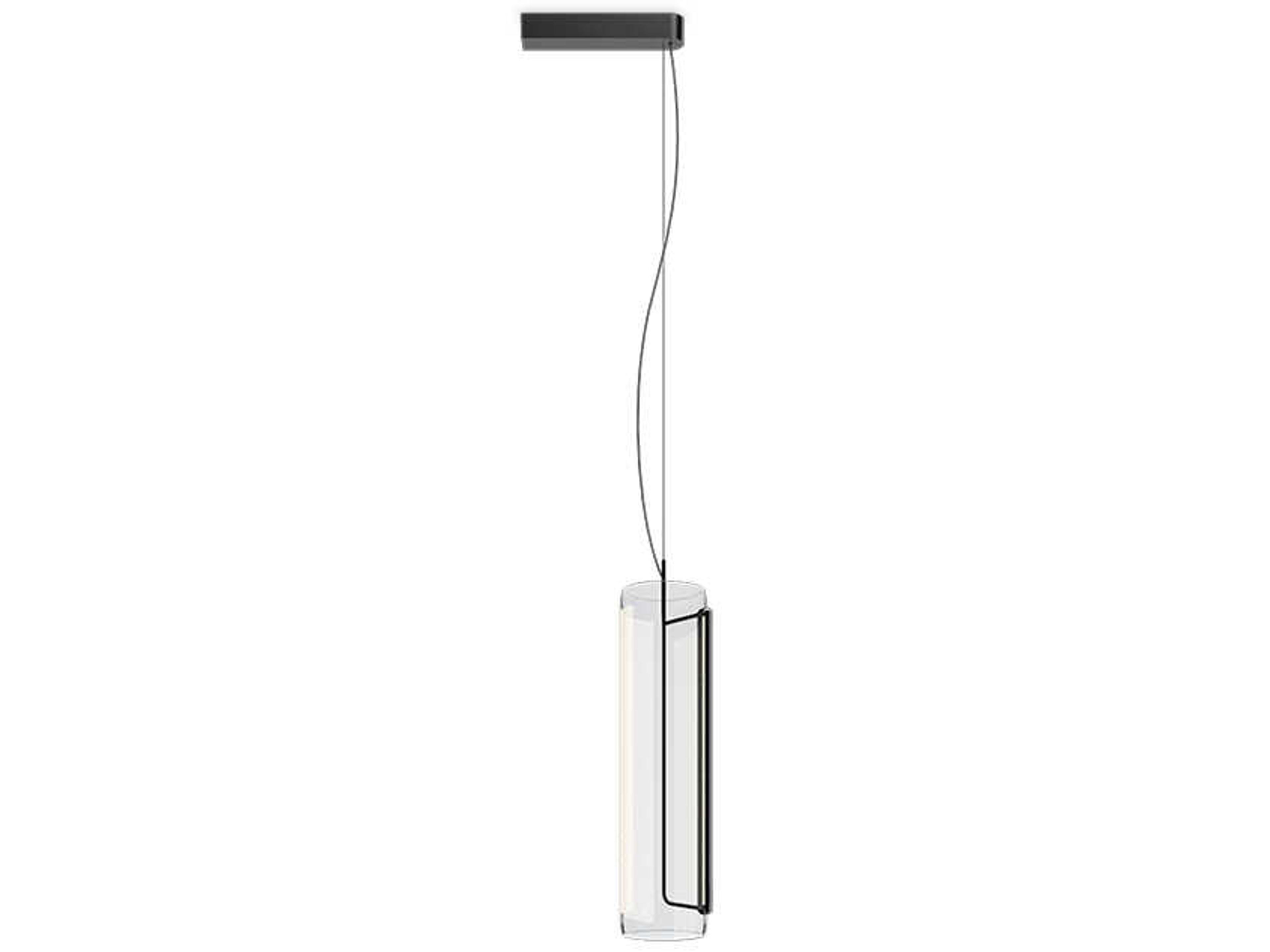 Guise 1-Light Graphite Gray Cylinder Linear Mini Pendant