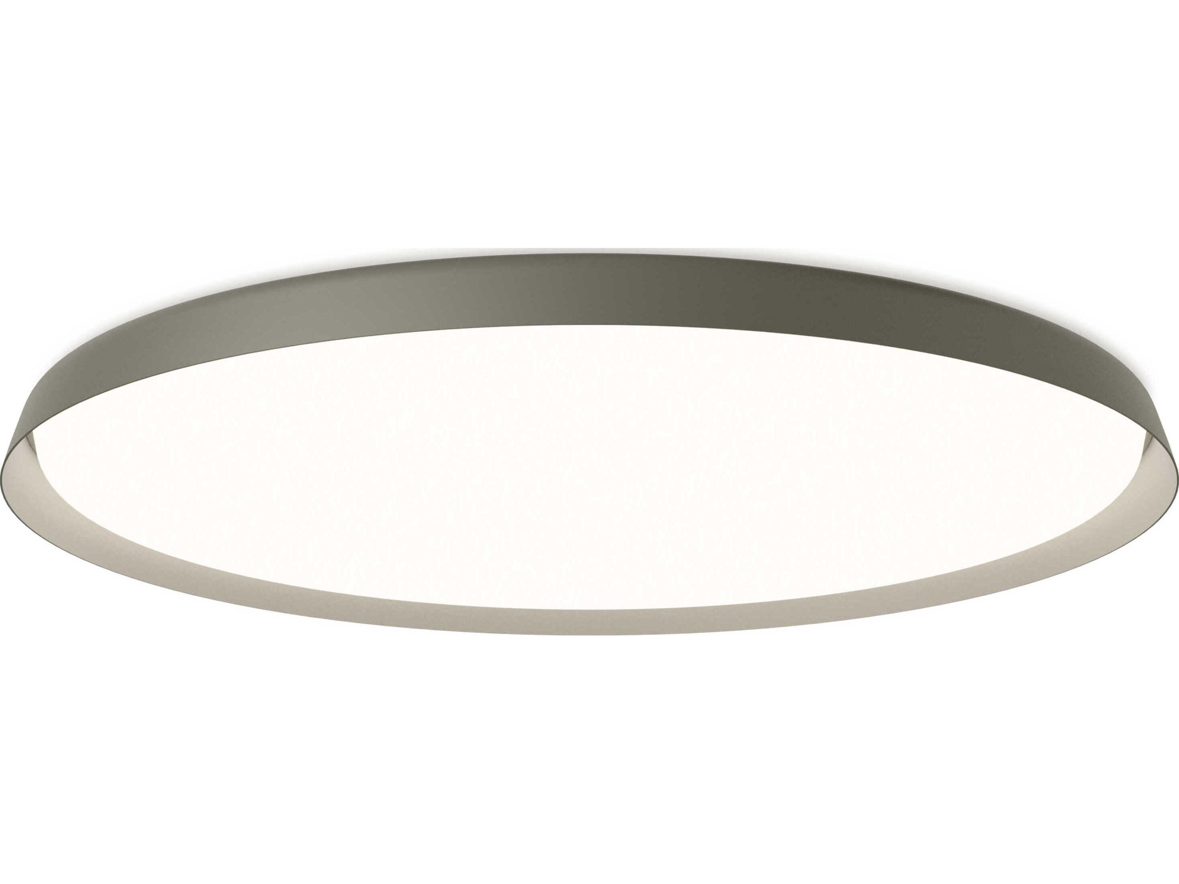 Vibia Bigger 1-Light Gray Round Flush Mount