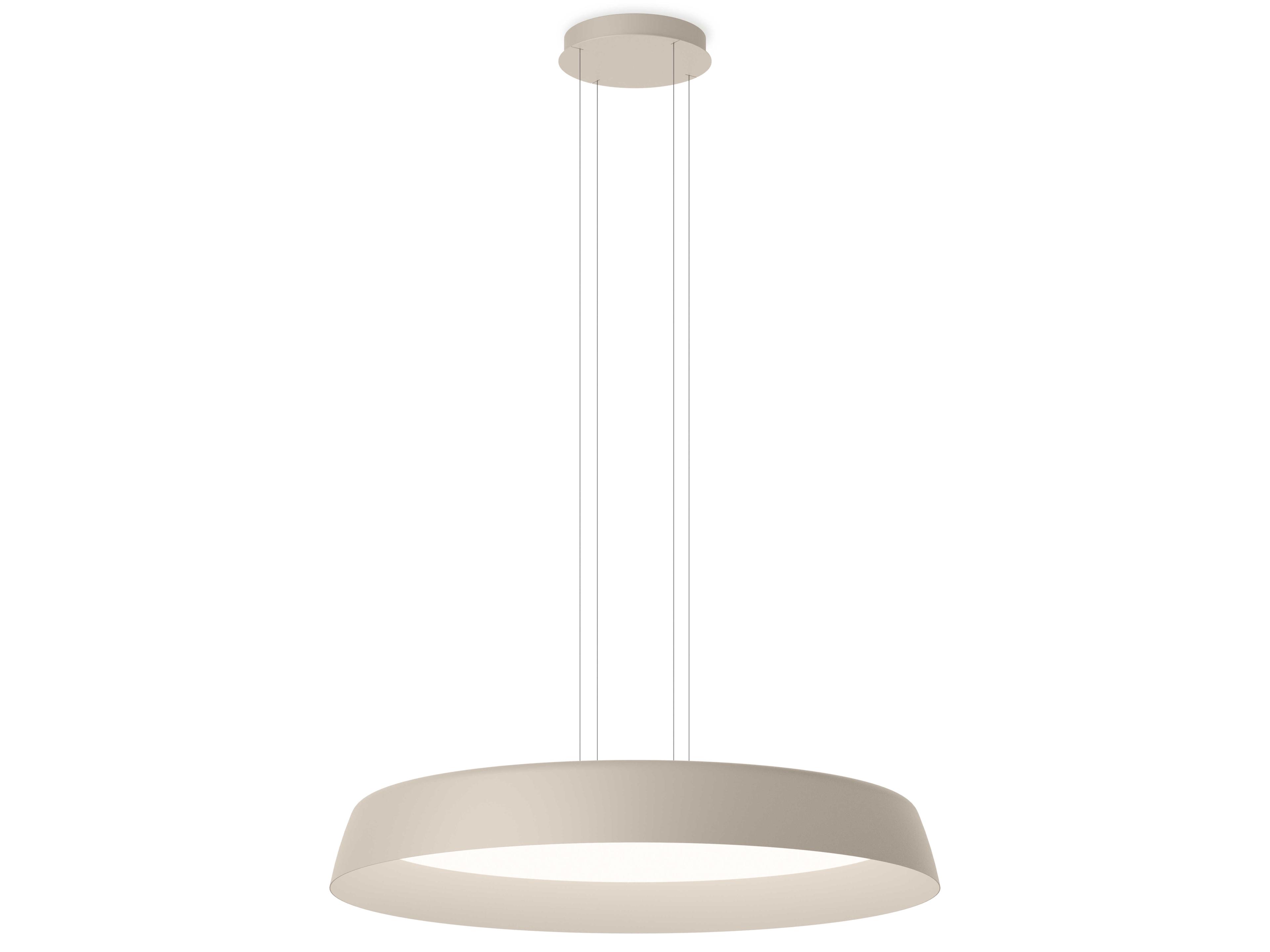 Vibia Bigger 1-Light Off White Round Pendant