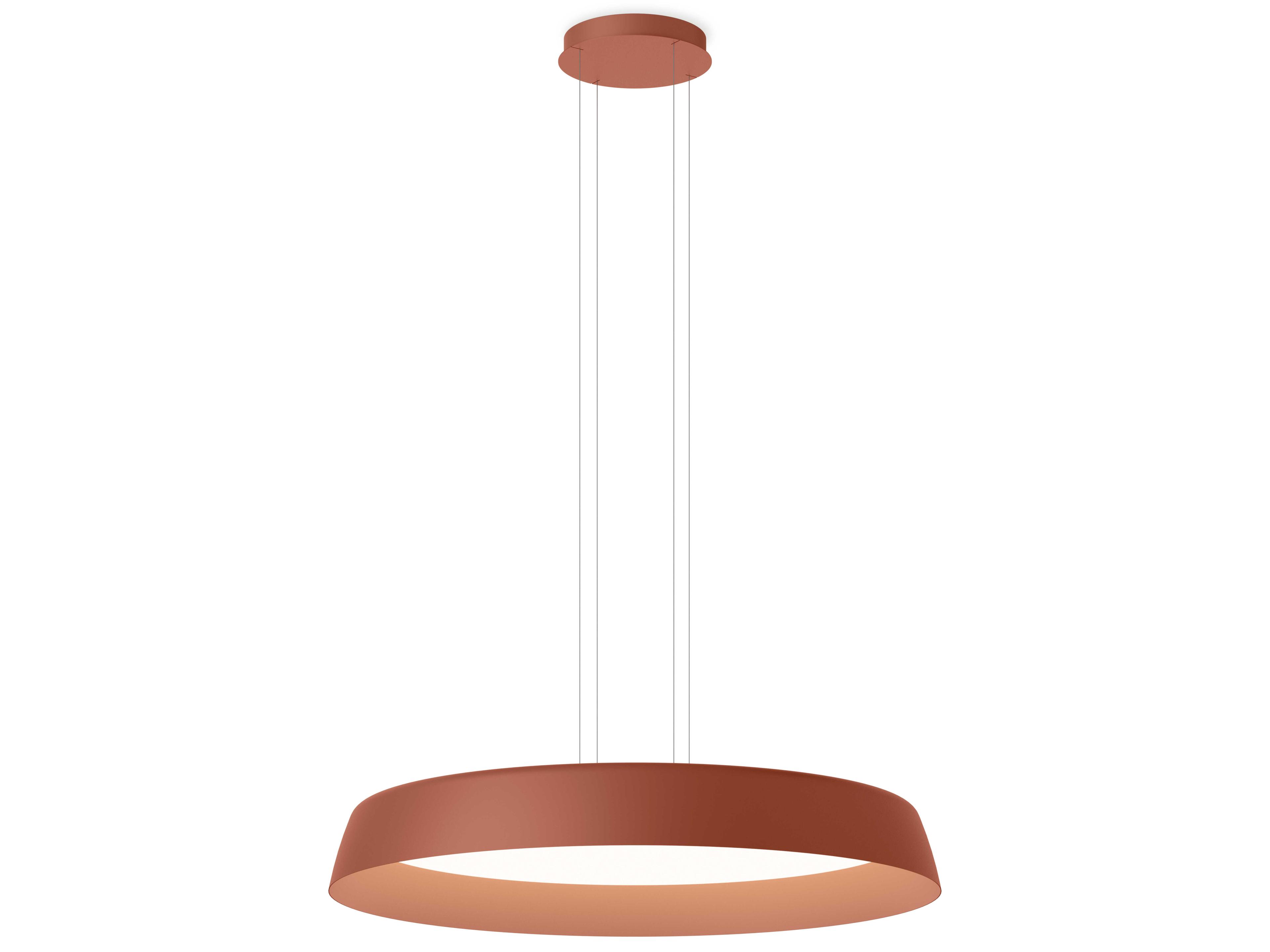 Vibia Bigger 1-Light Terra Red Round Pendant