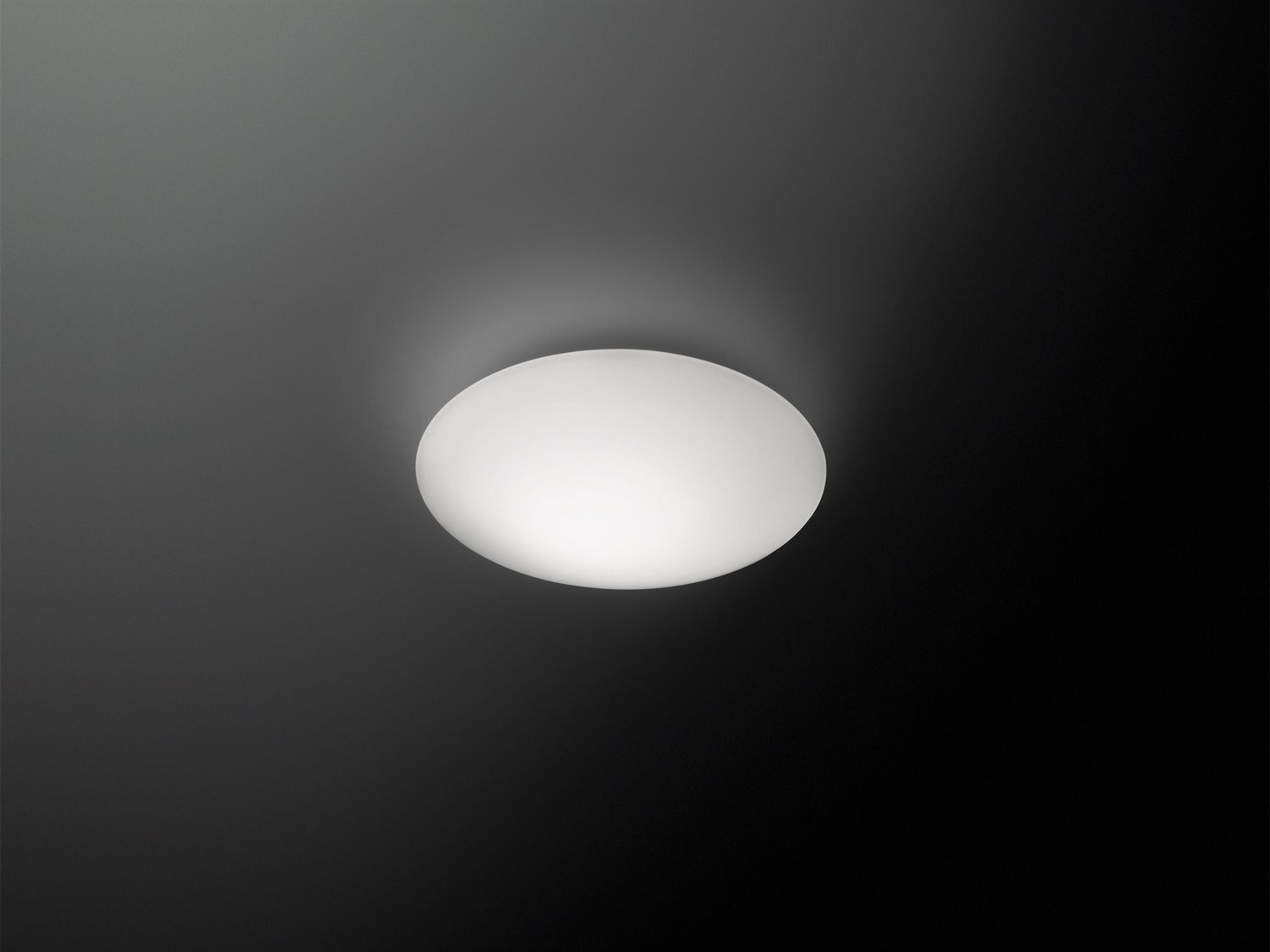 Vibia Puck 1-Light White Flush Mount