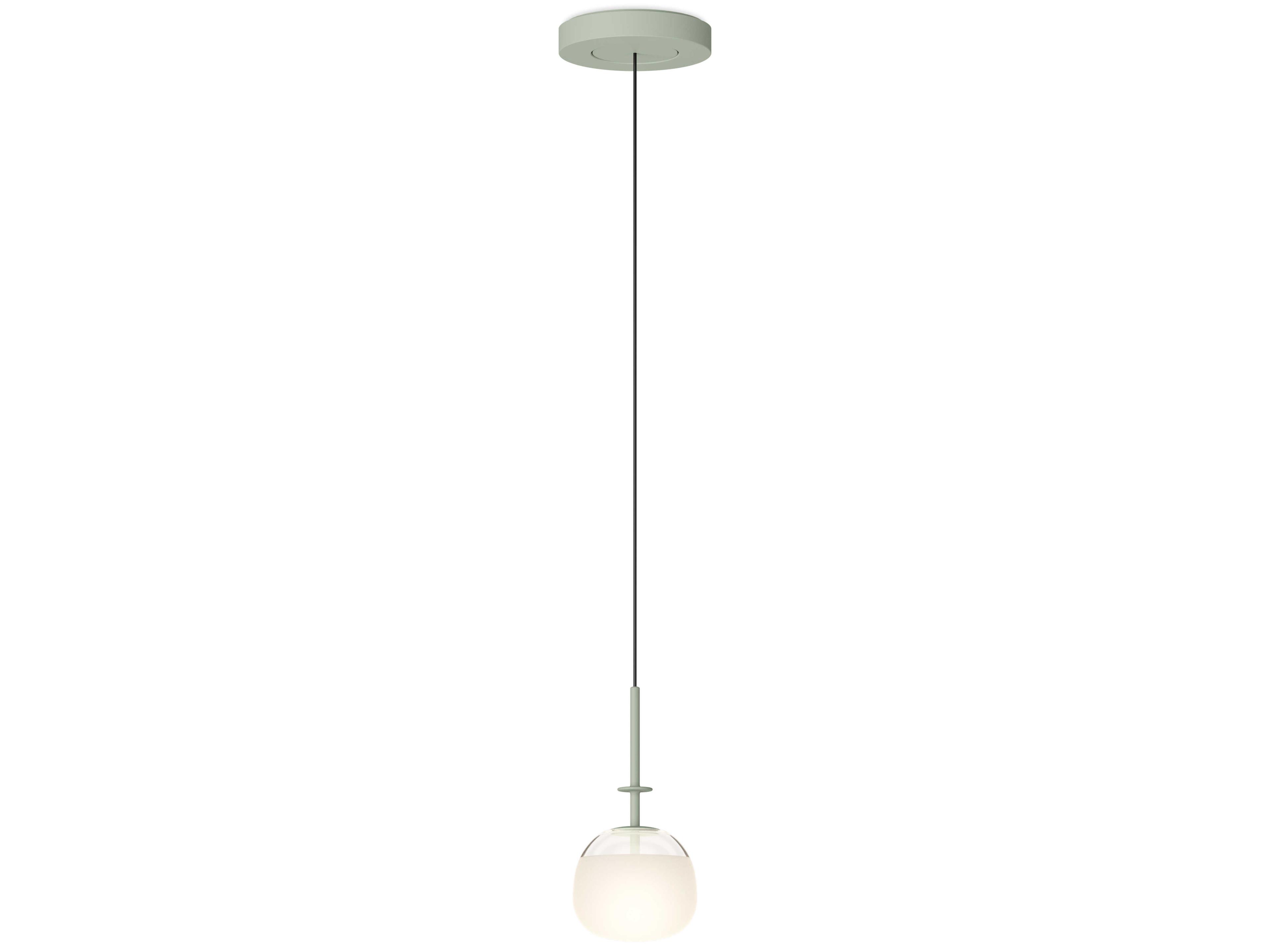 Vibia Tempo 1-Light Green Mini Pendant