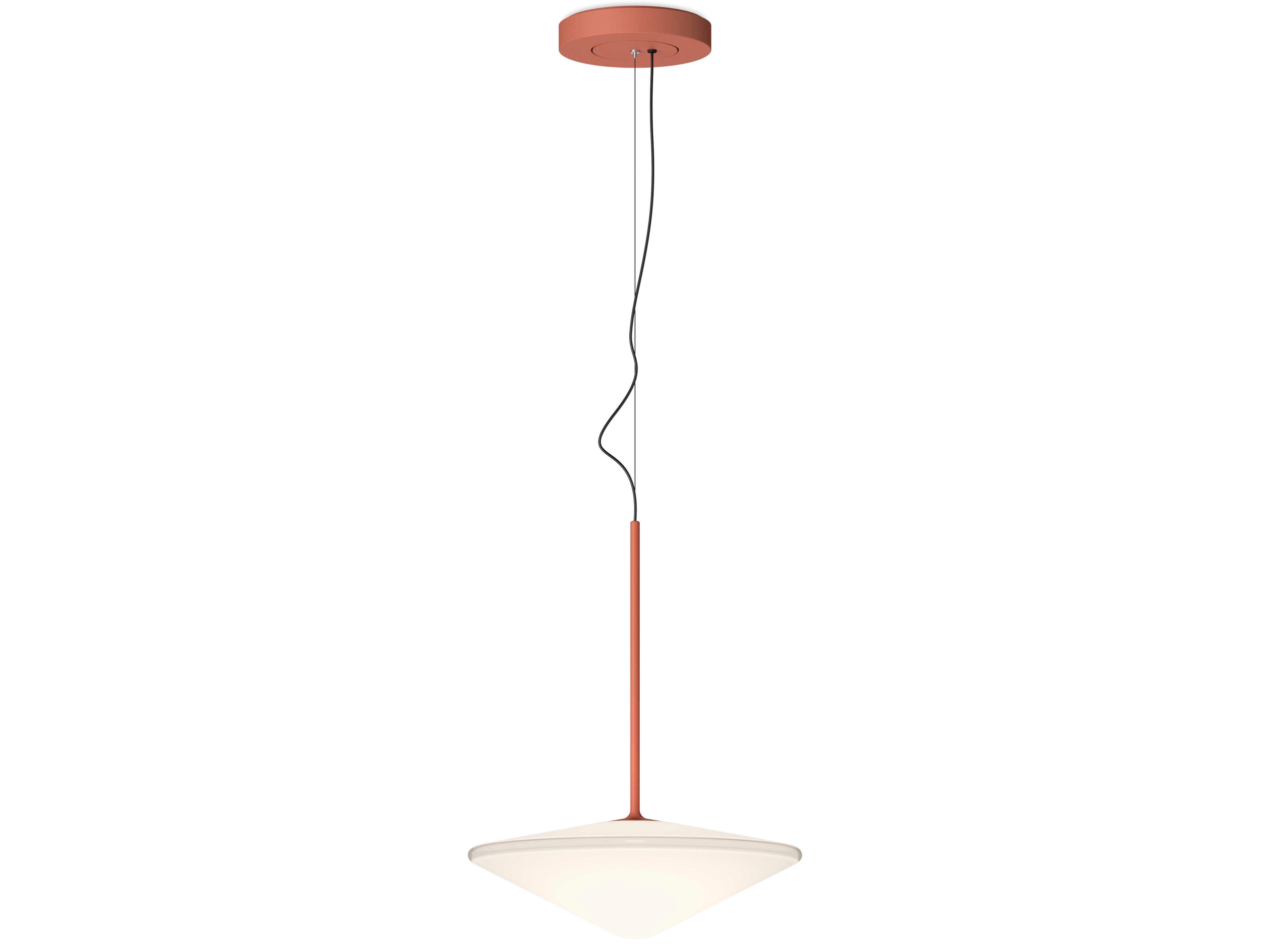 Vibia Tempo 1-Light Terra Red Pendant