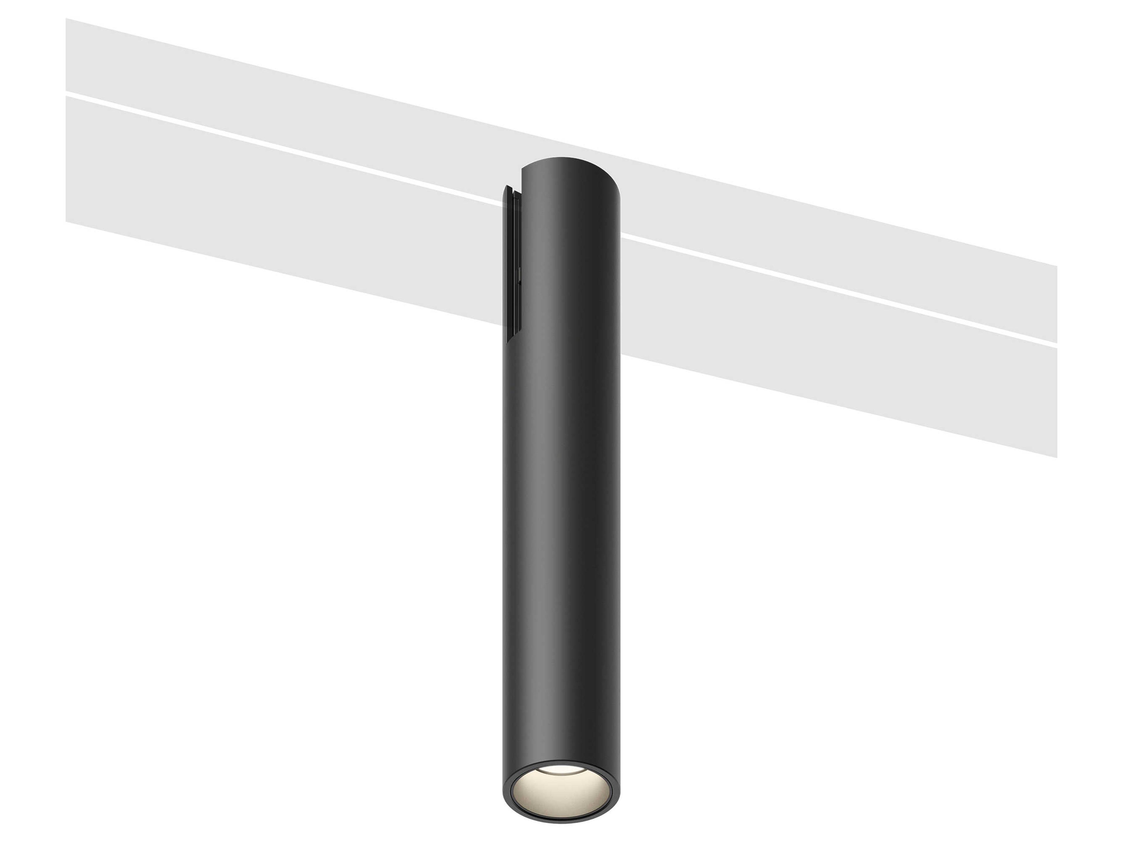 Vibia Bind 1-Light Black Cylinder Spot Light