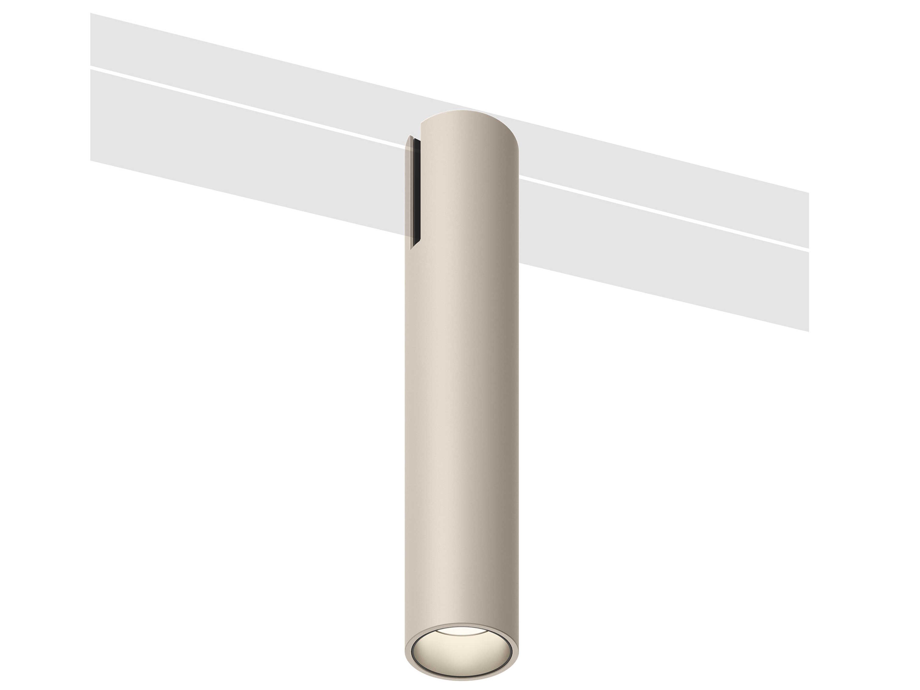 Vibia Bind 1-Light Off White Cylinder Spot Light