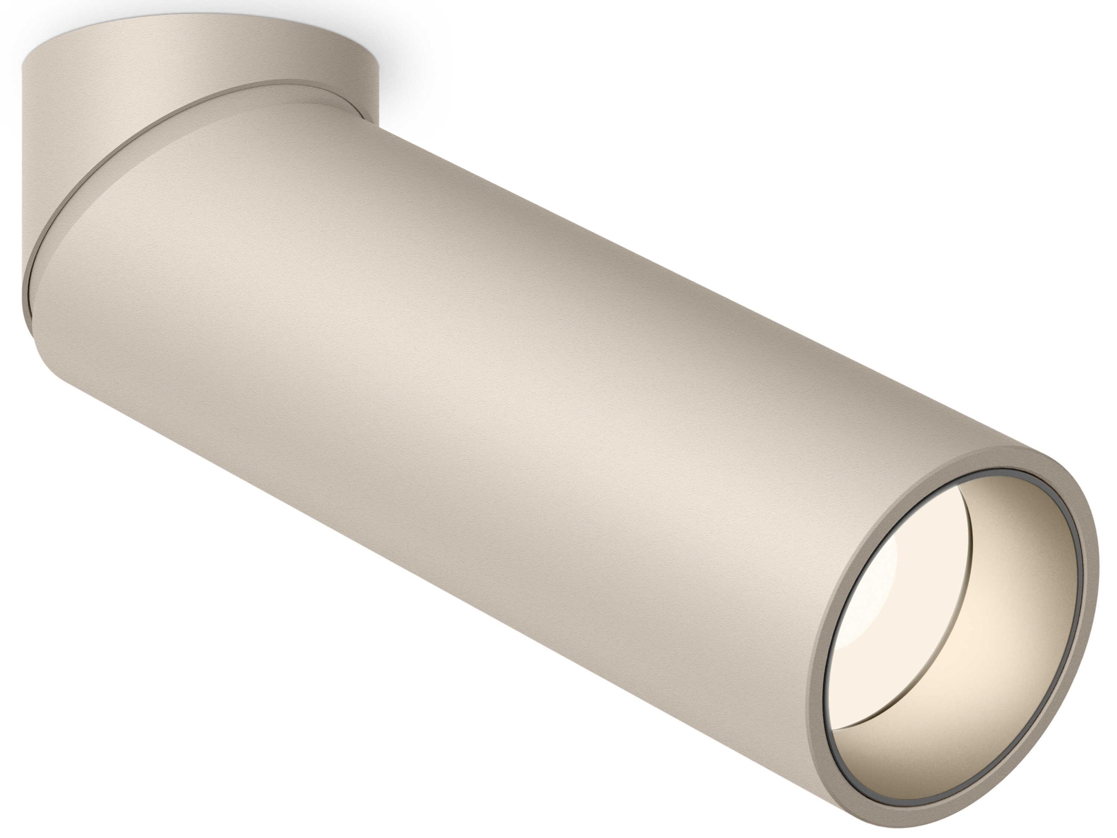 Vibia Bind Solo 1-Light Off White Cylinder Flush Mount