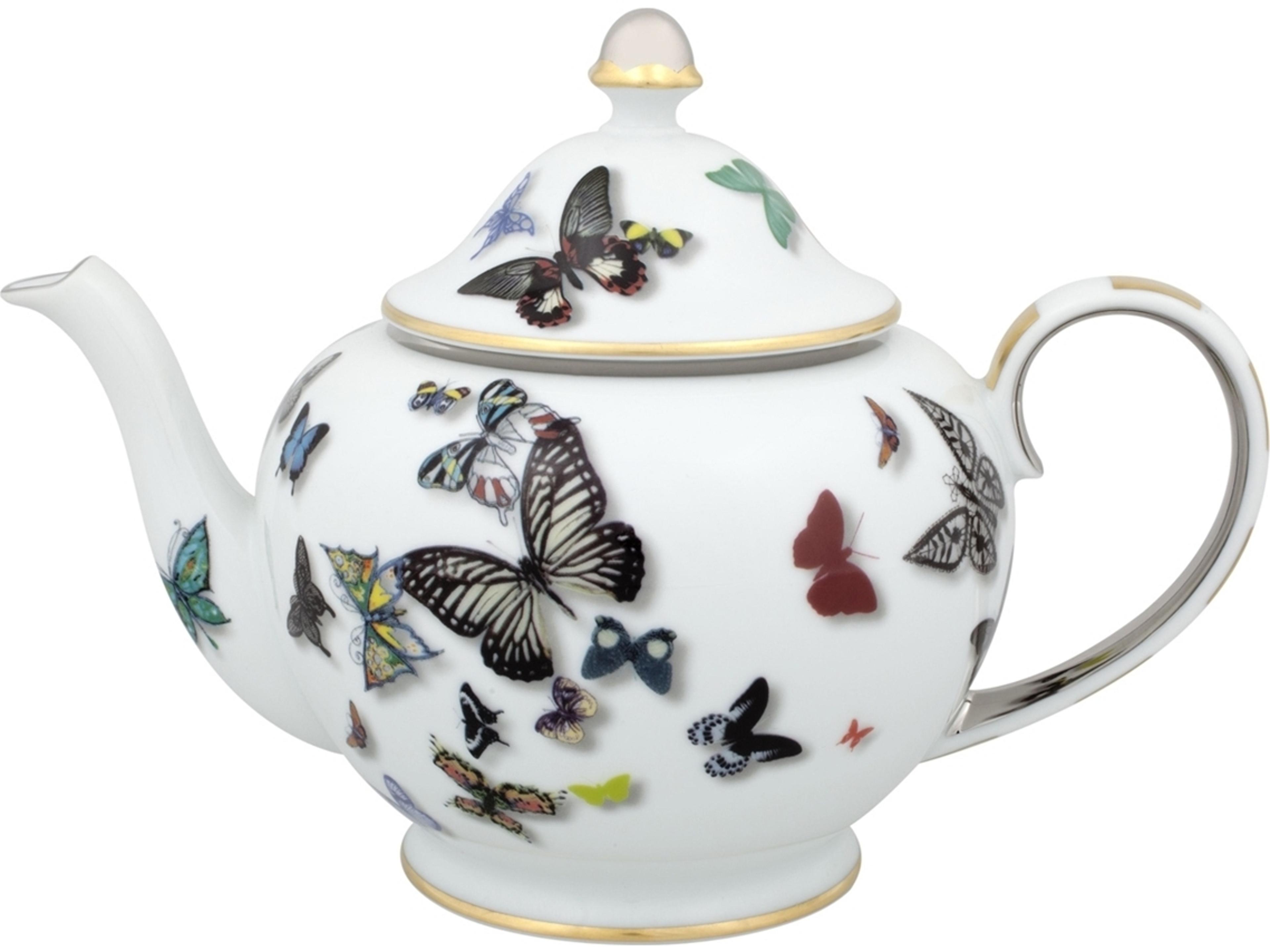 Vista Alegre Lacroix Butterfly Parade Tea Pot