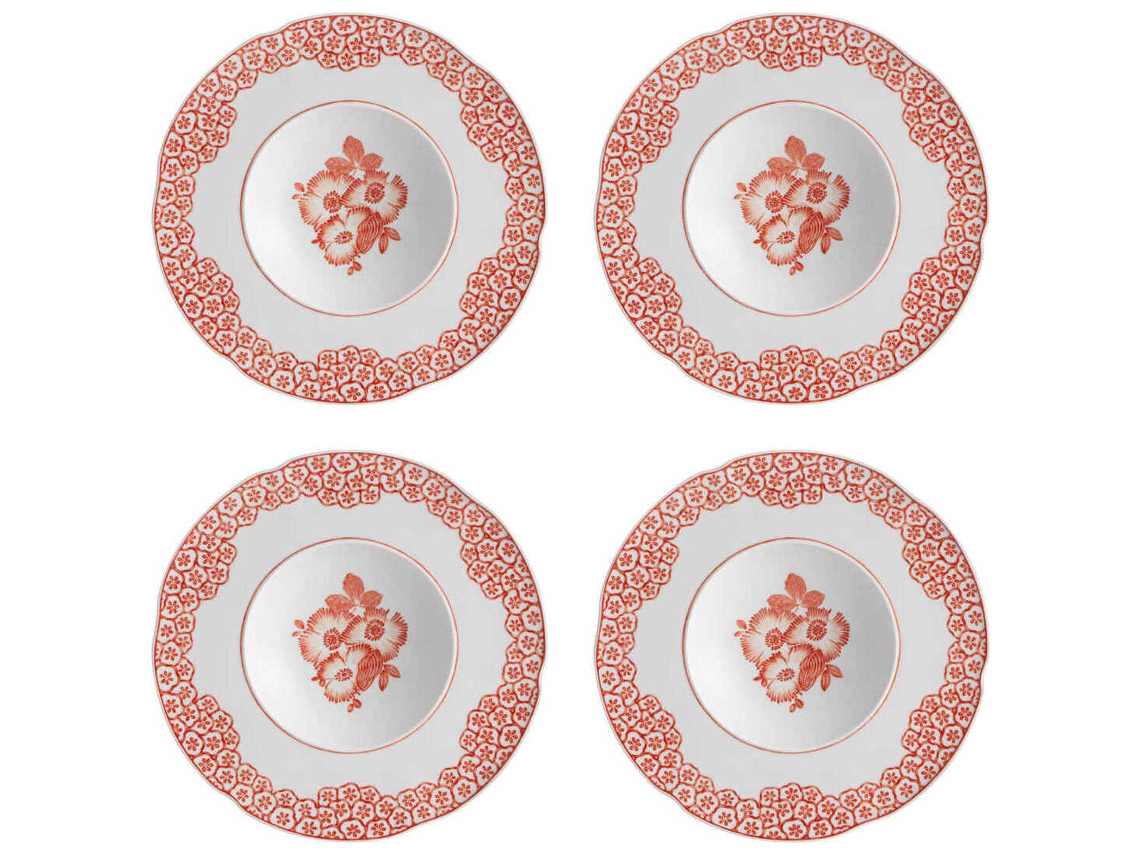 Vista Alegre Coralina Soup Plate Set of 4