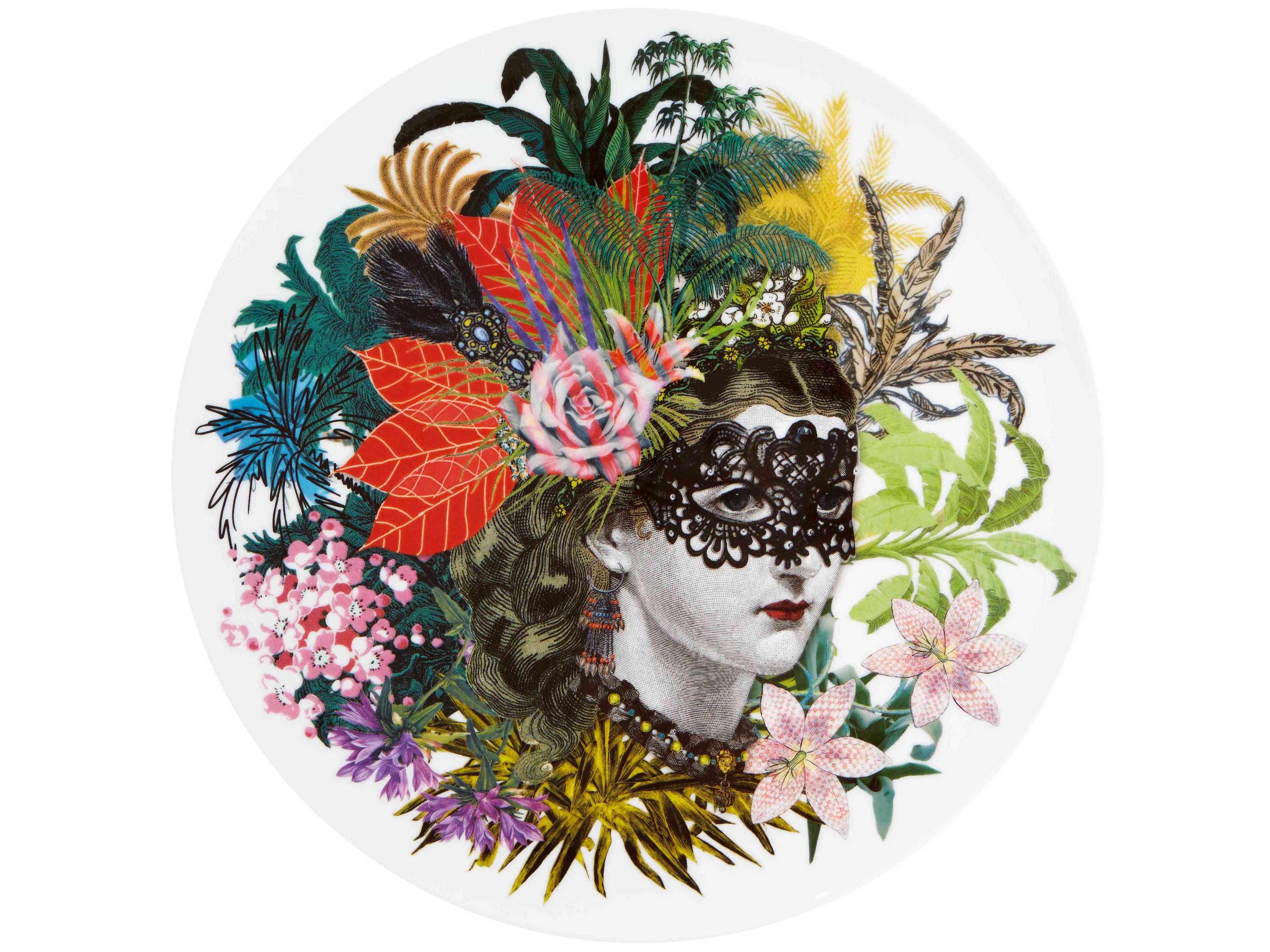 Vista Alegre Lacroix Love Who You Want Mamzelle Scarlet Charger