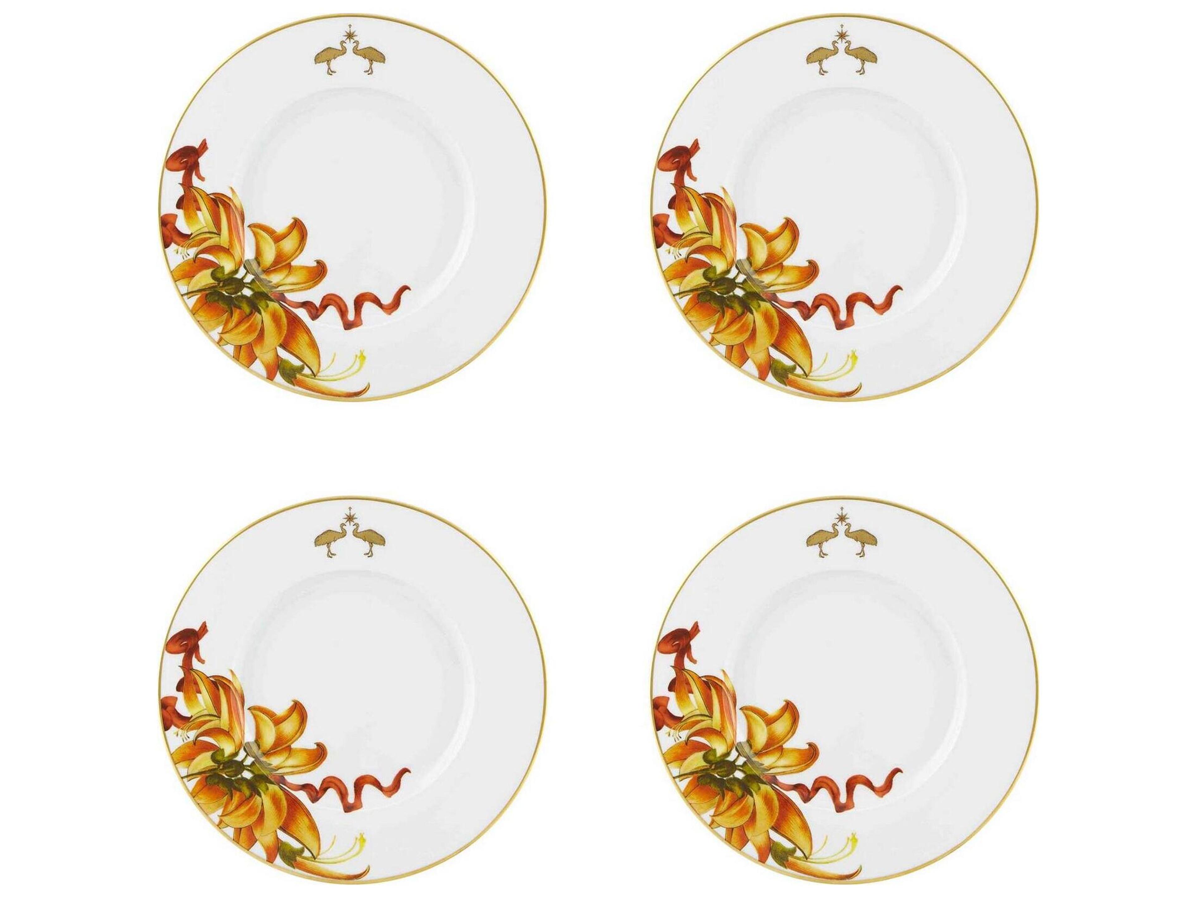 Vista Alegre Amazonia Dessert Plate Set of 4
