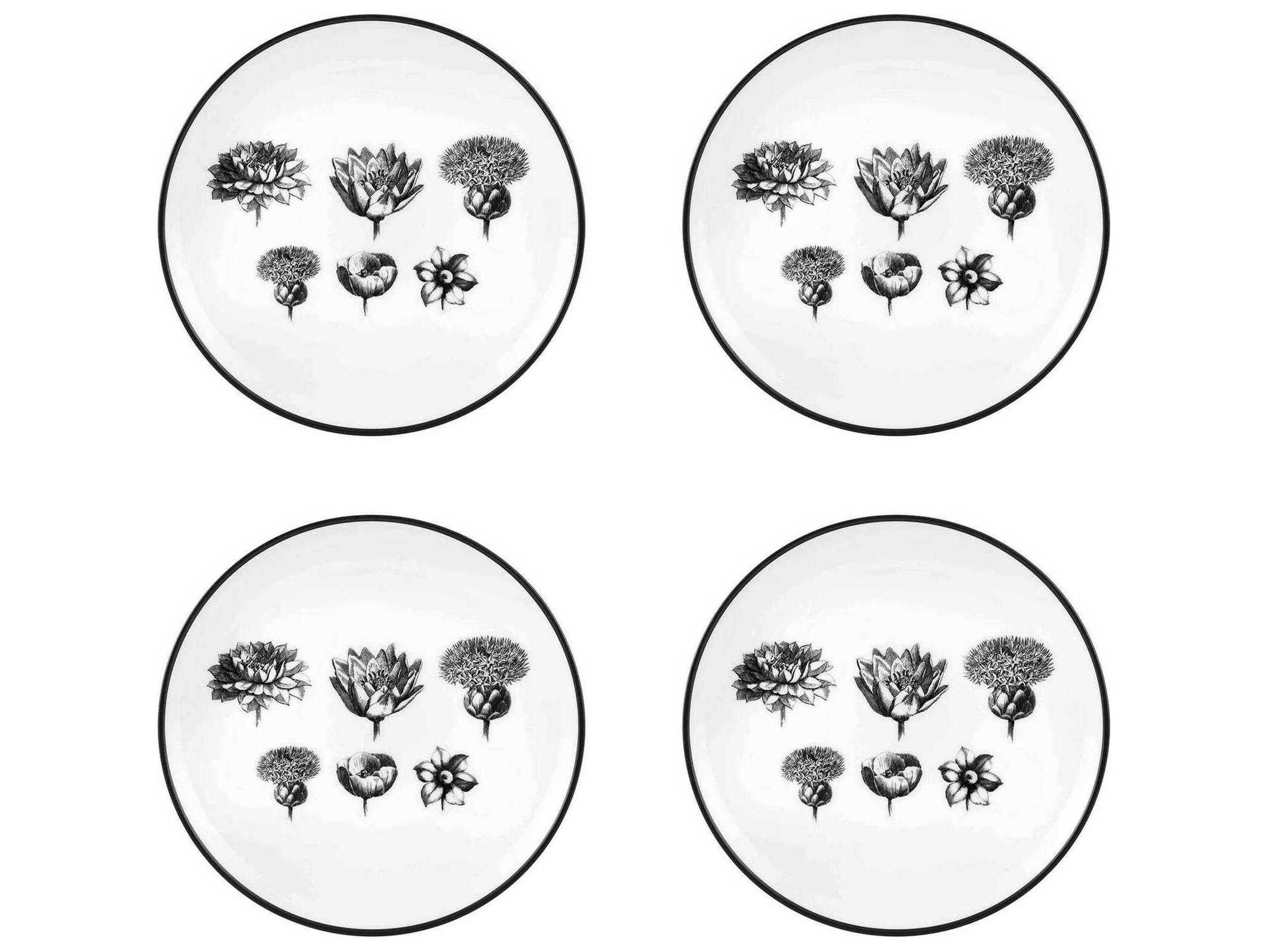 Vista Alegre Lacroix Herbariae Bread and Butter Plate Set of 4