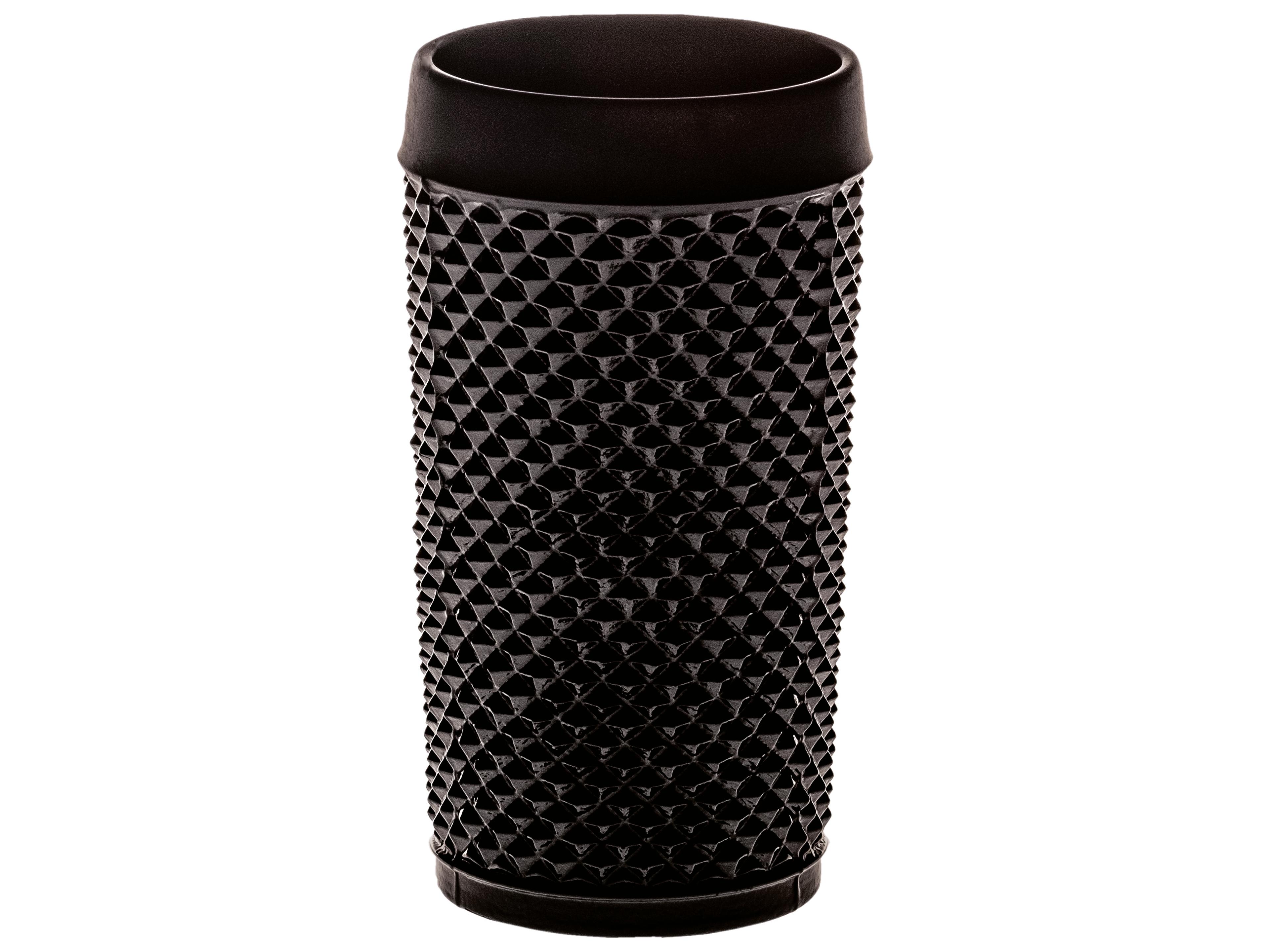 Vista Alegre Bicos Bicolor Black Highball Glass Set of 4