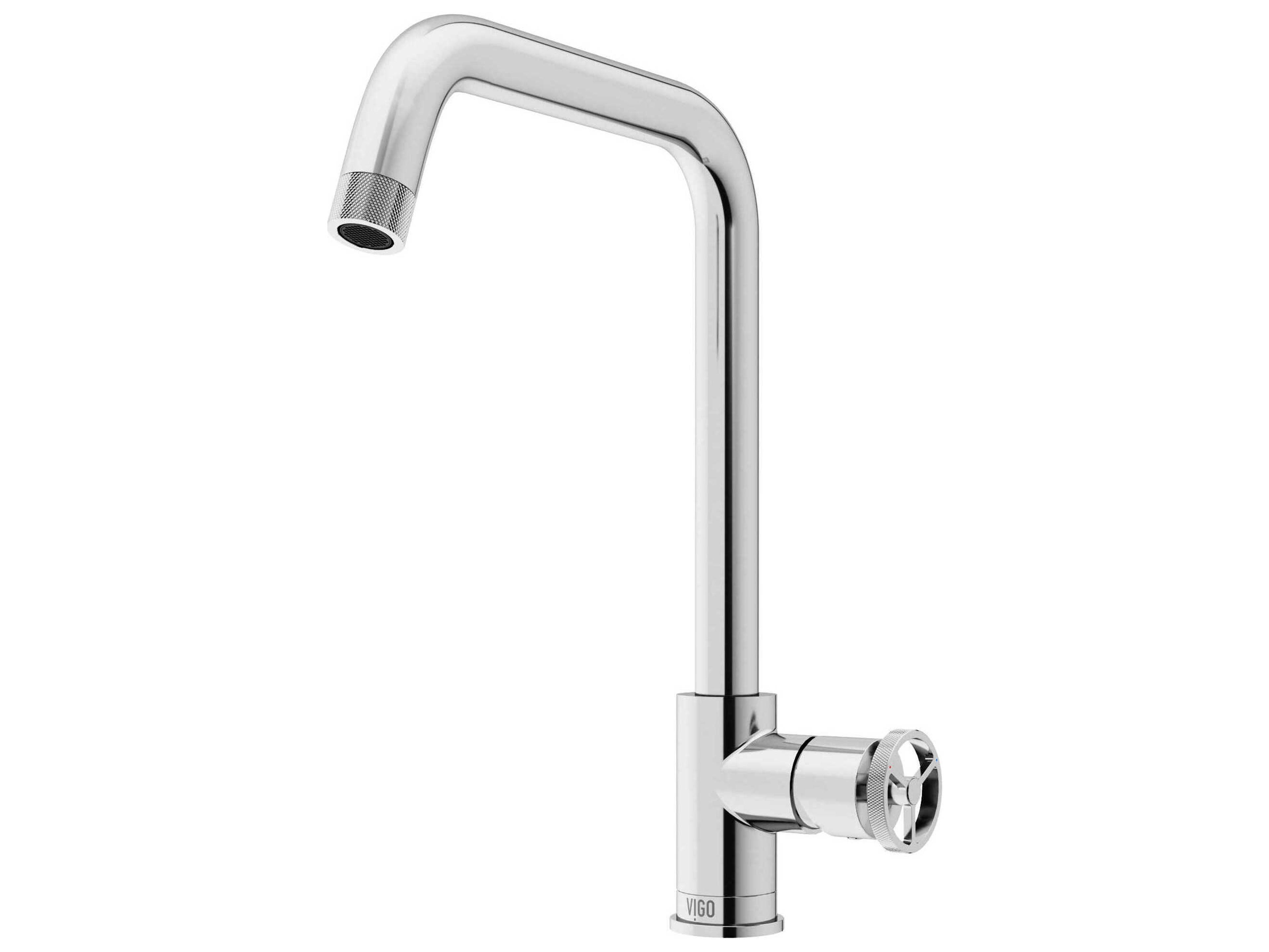 Vigo Cass Industrial Single Handle Kitchen Bar Faucet