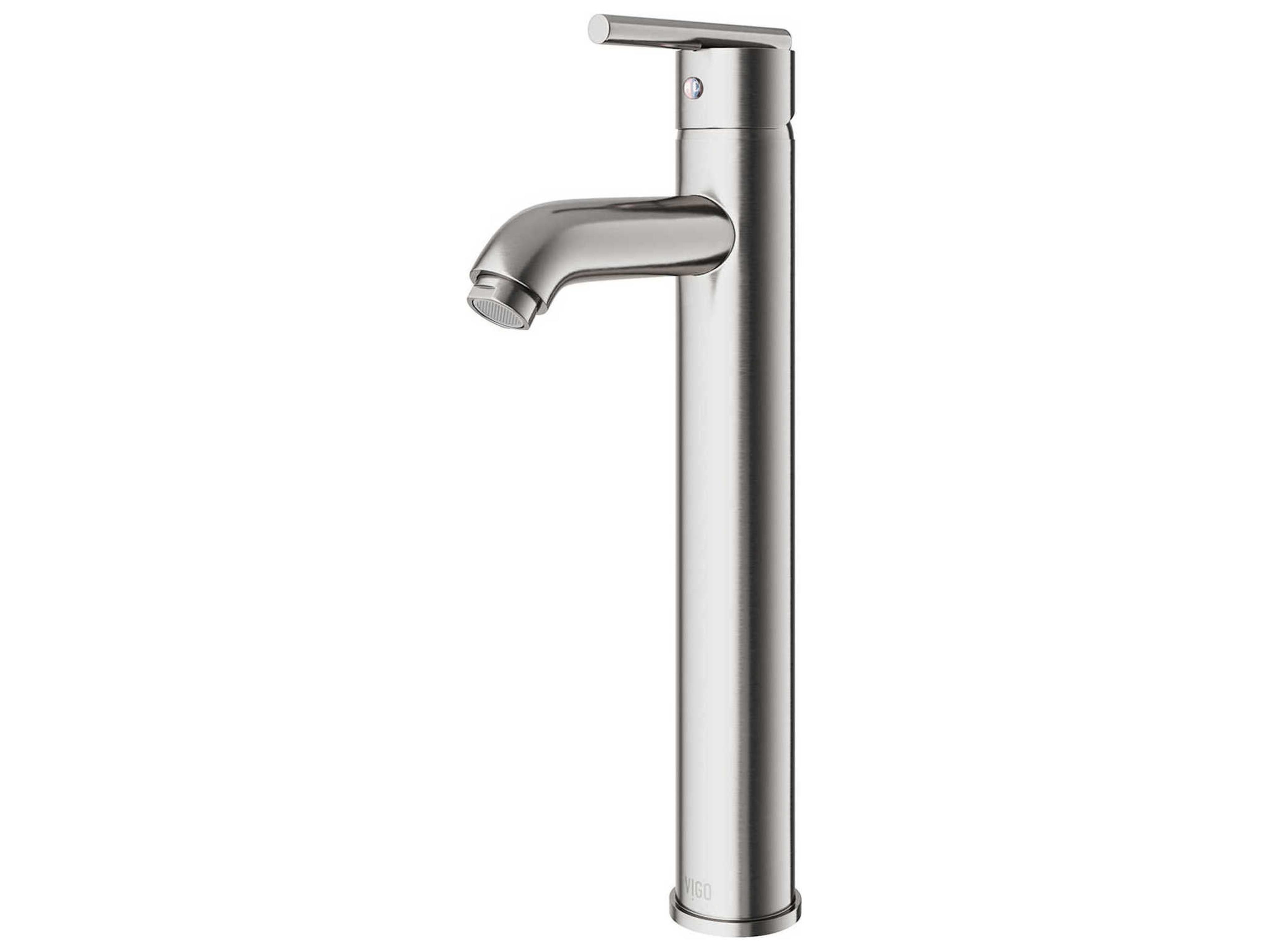 Seville Brushed Nickel 1-Handle Vessel Bathroom Faucet