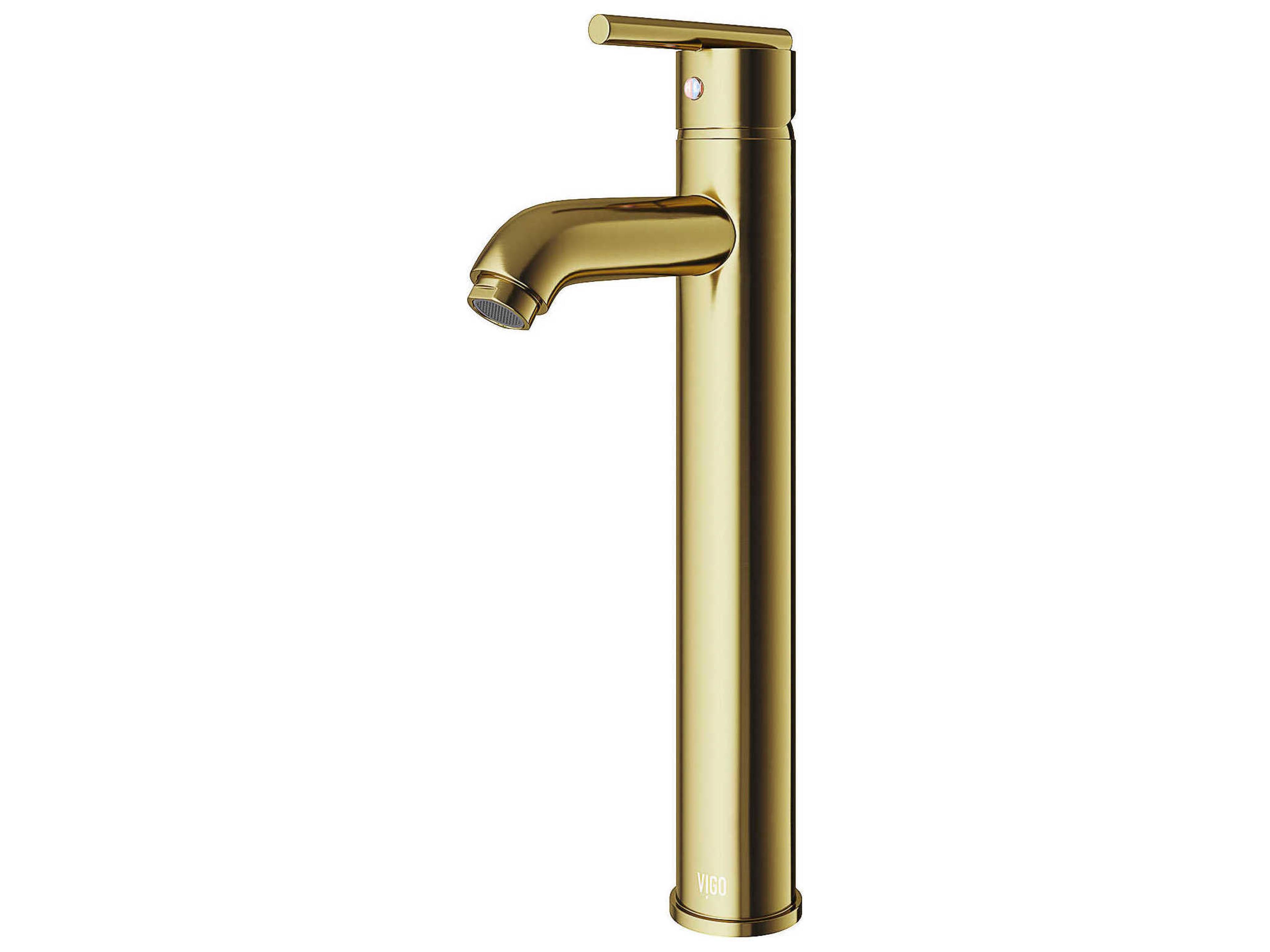 Seville Matte Brushed Gold Vessel Bathroom Faucet