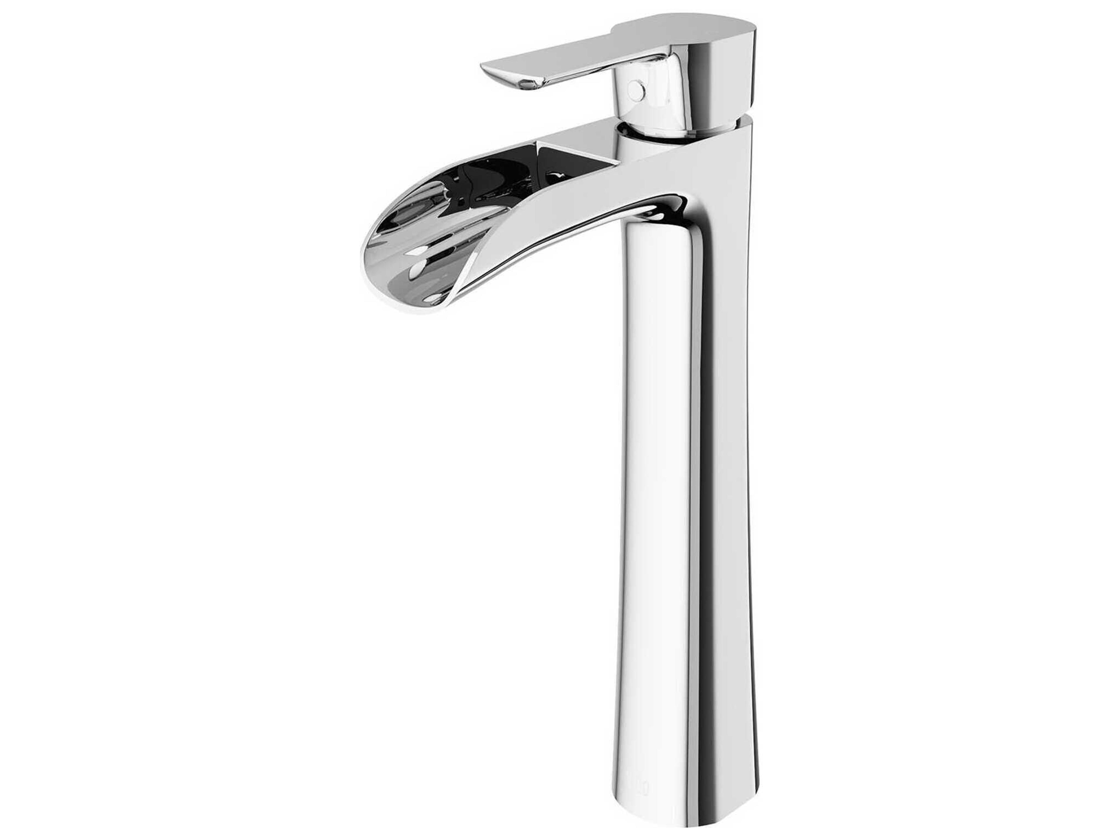Niko Chrome 1-Handle Waterfall Vessel Bathroom Faucet