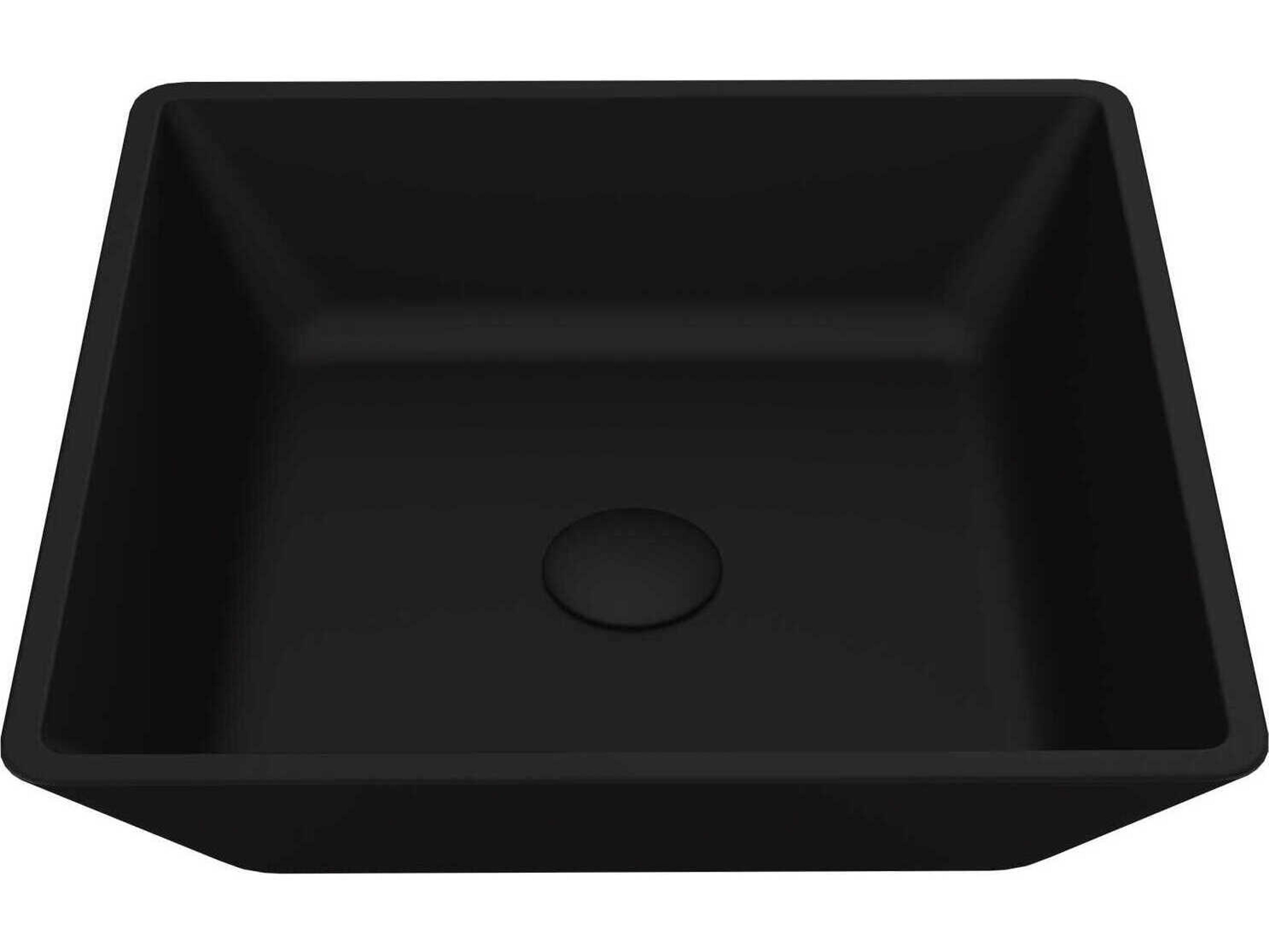 Roma Matte Shell 18" Rectangular Vessel Bathroom Sink