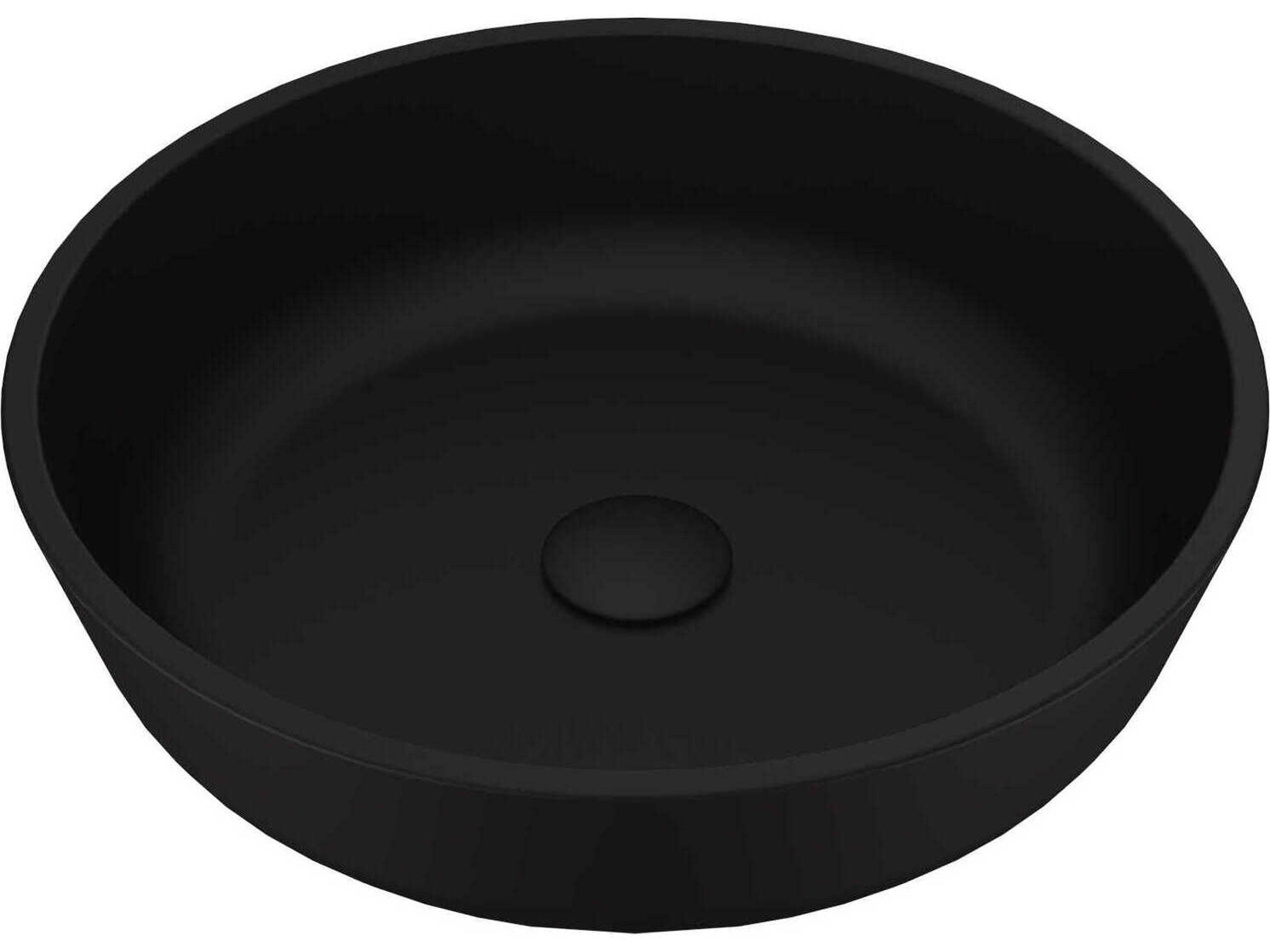 Modus Matte Shell 17" Round Vessel Bathroom Sink
