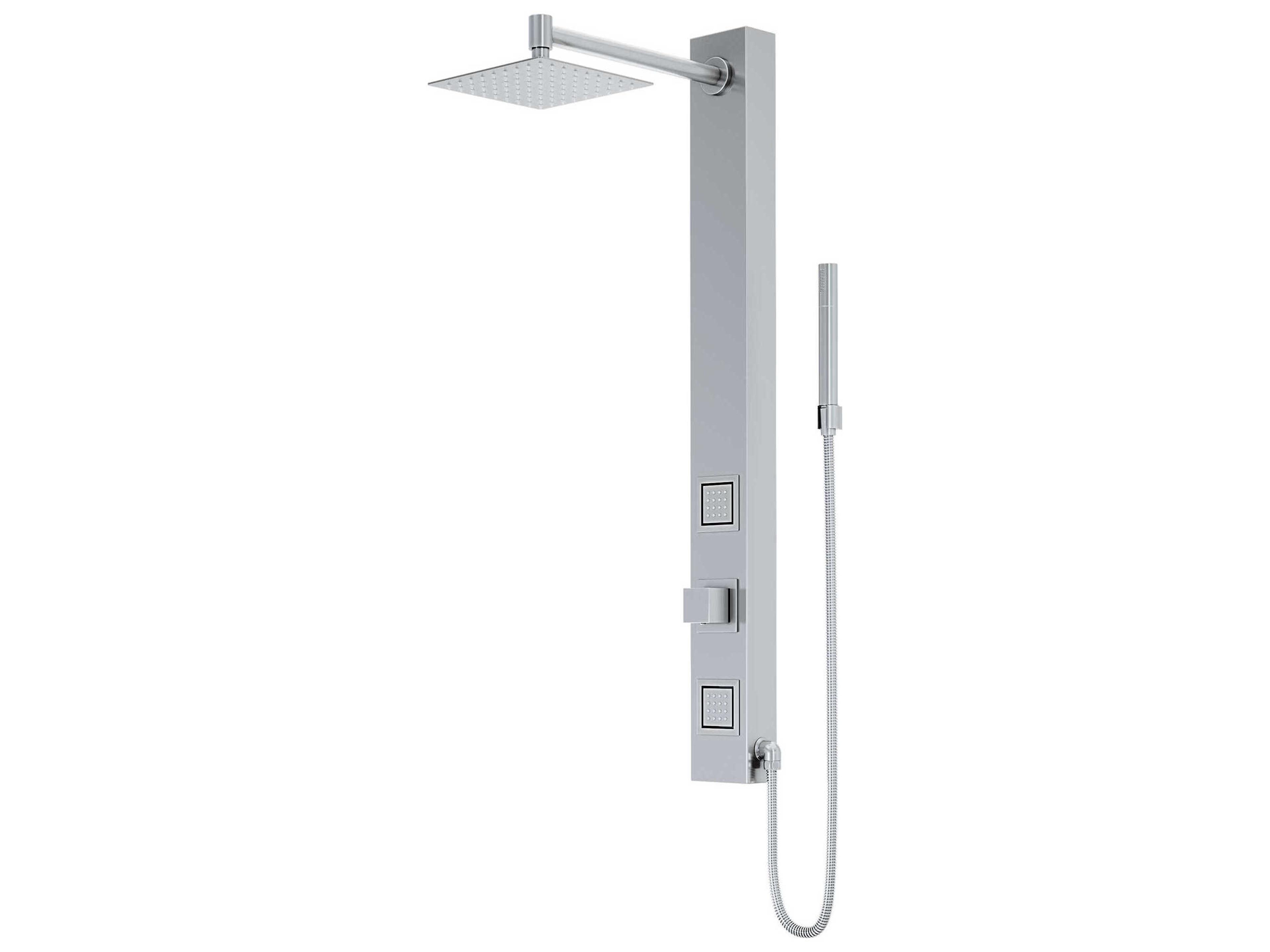 Vigo Orchid Stainless Steel Retro-Fit 2-Spray Massage Jet Shower Panel System