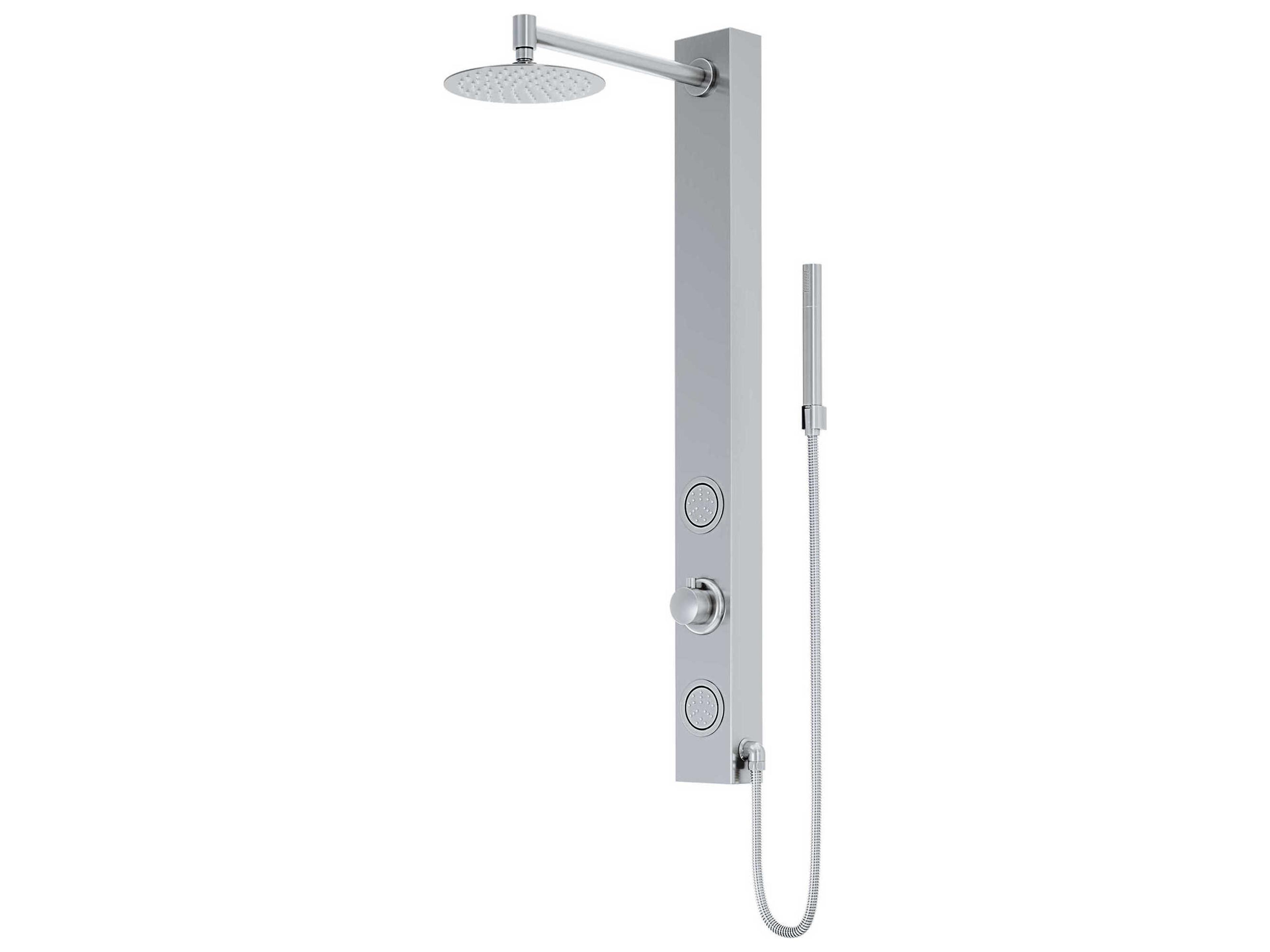 Vigo Gardenia Stainless Steel Retro-Fit 2-Spray Massage Jet Shower Panel System