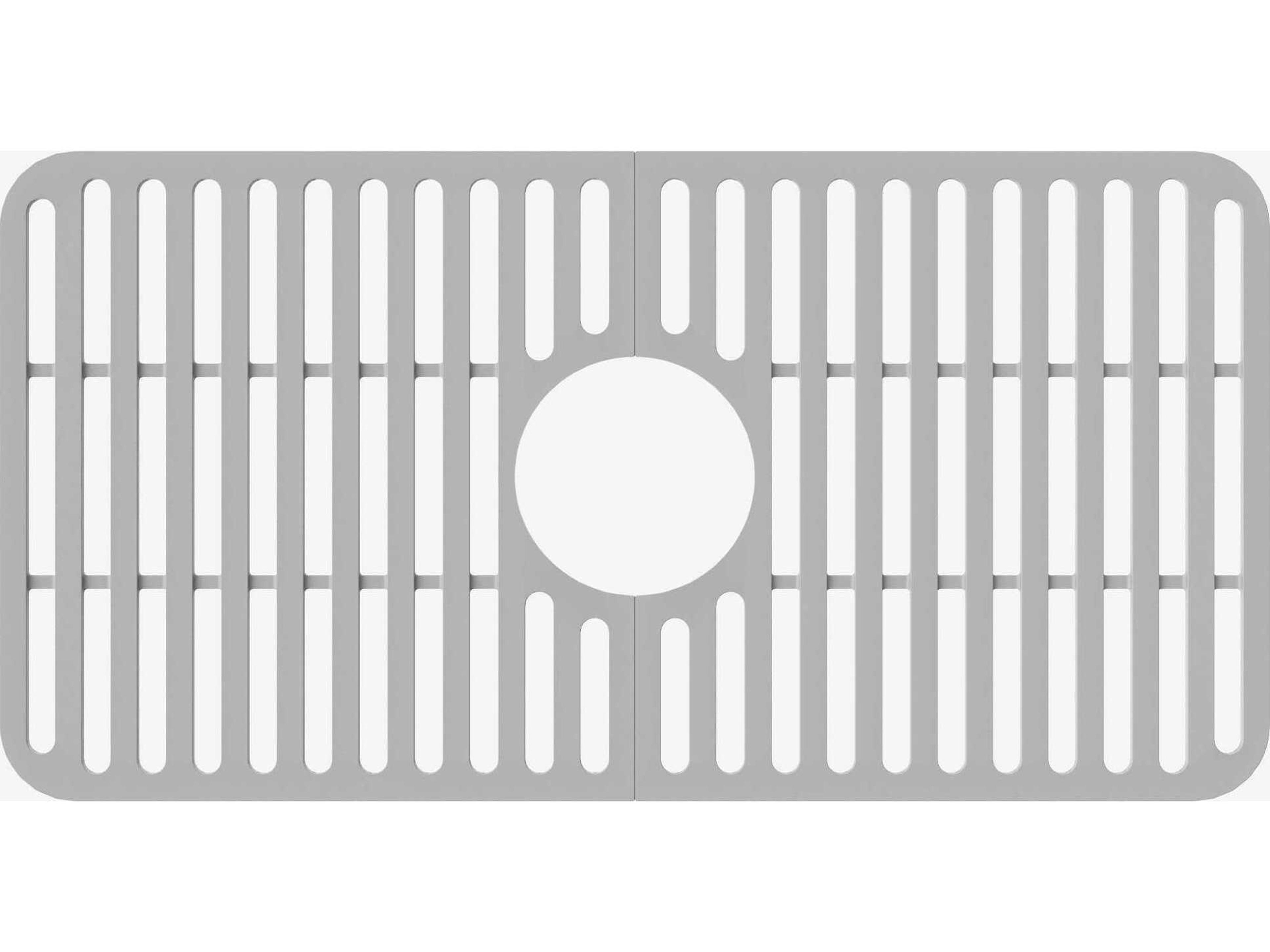 Vigo Gray Silicone Protective Bottom Grid For Single Basin Sink