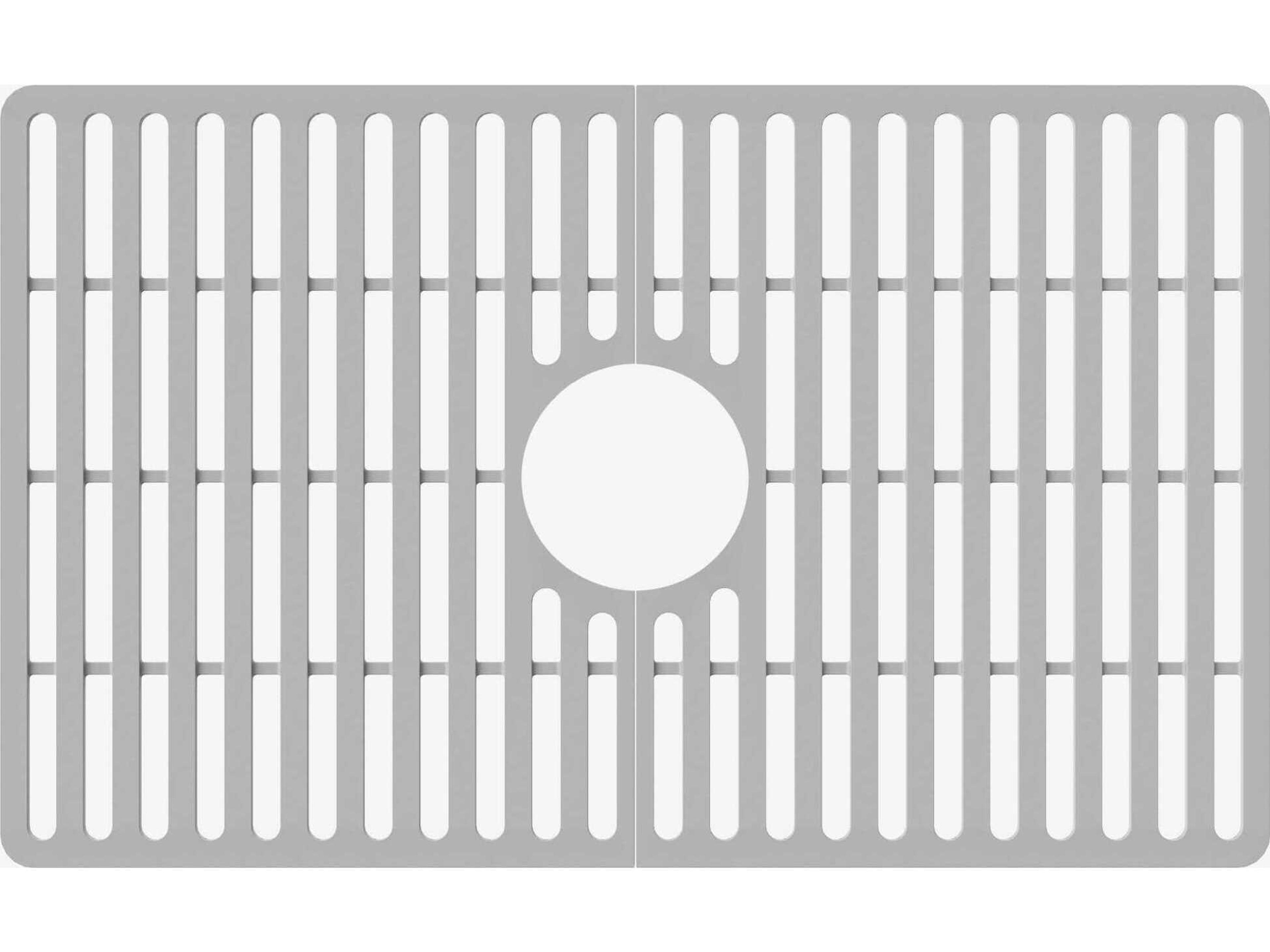 Vigo Gray Silicone Protective Bottom Grid For Single Basin Sink