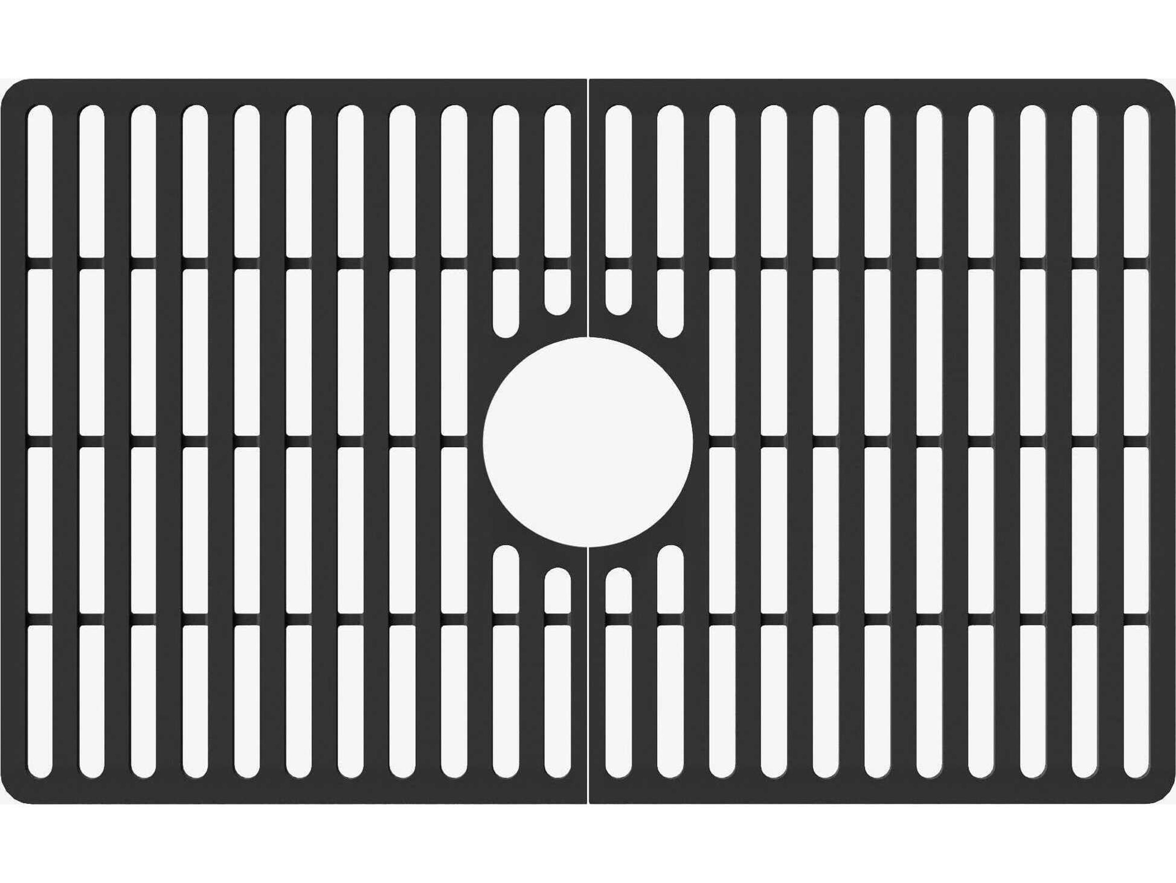 Vigo Matte Black Silicone Protective Bottom Grid For Single Basin Sink
