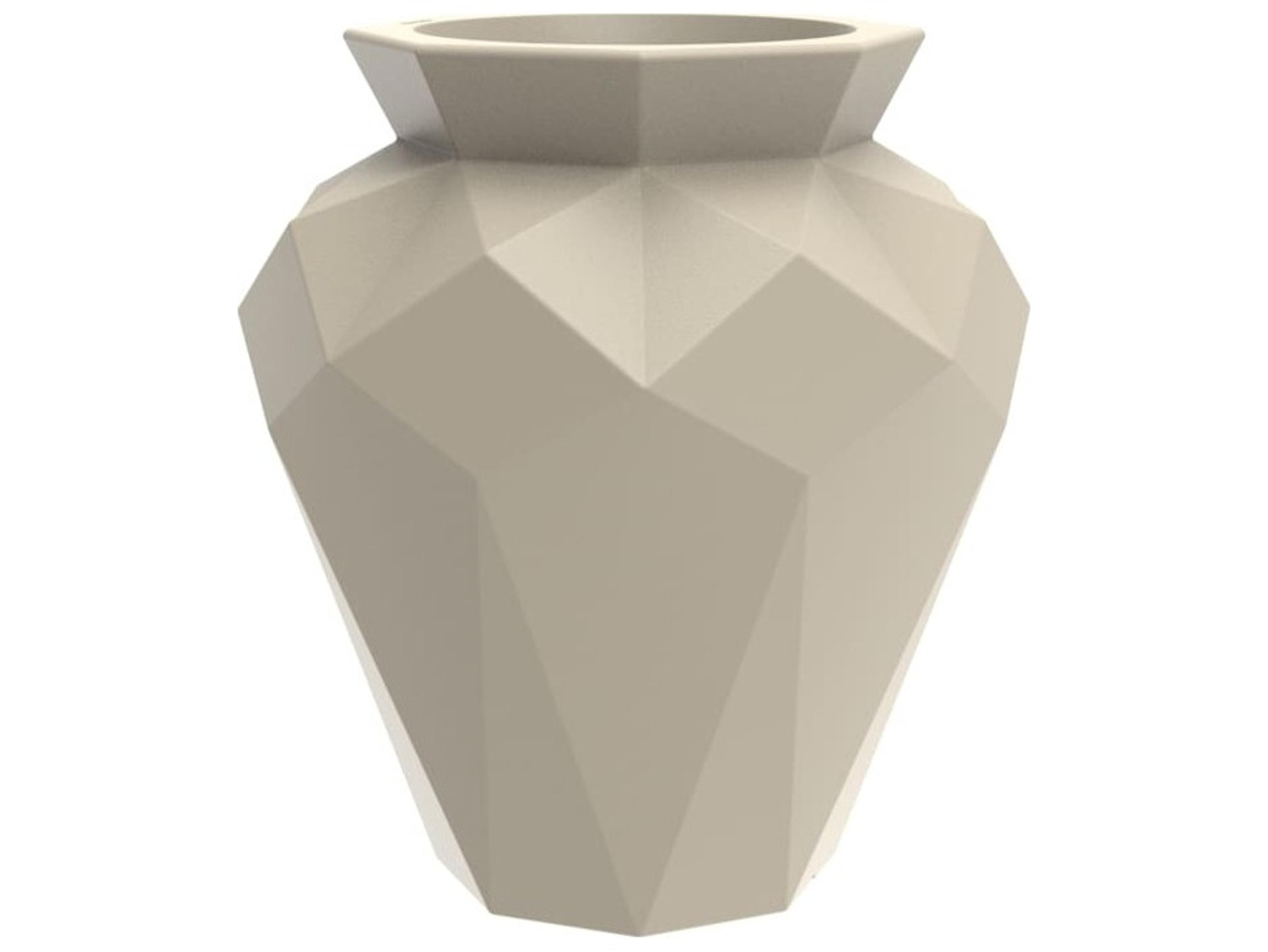 Vondom Outdoor Origami Cream Planter
