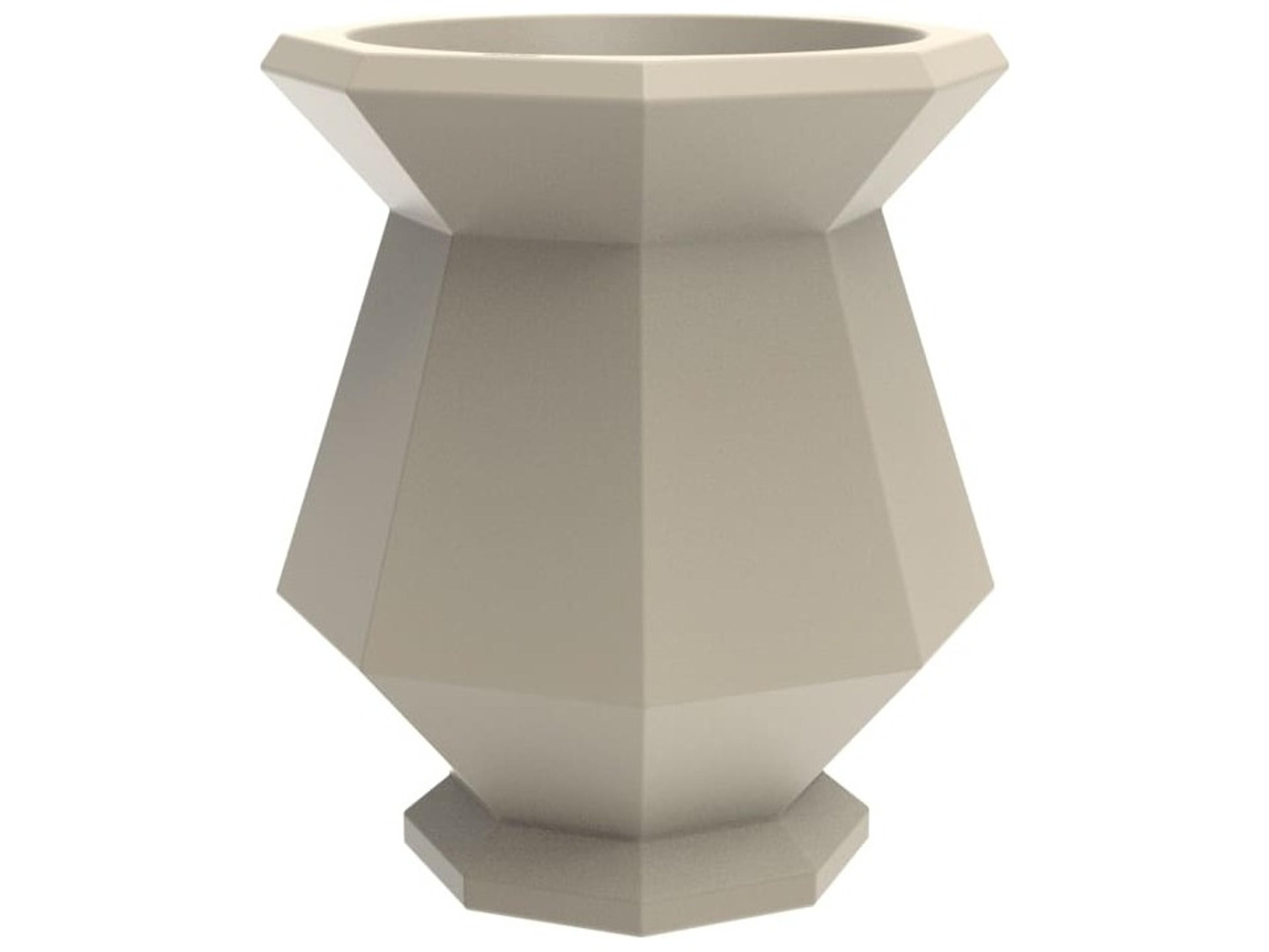 Vondom Outdoor Origami Cream Planter