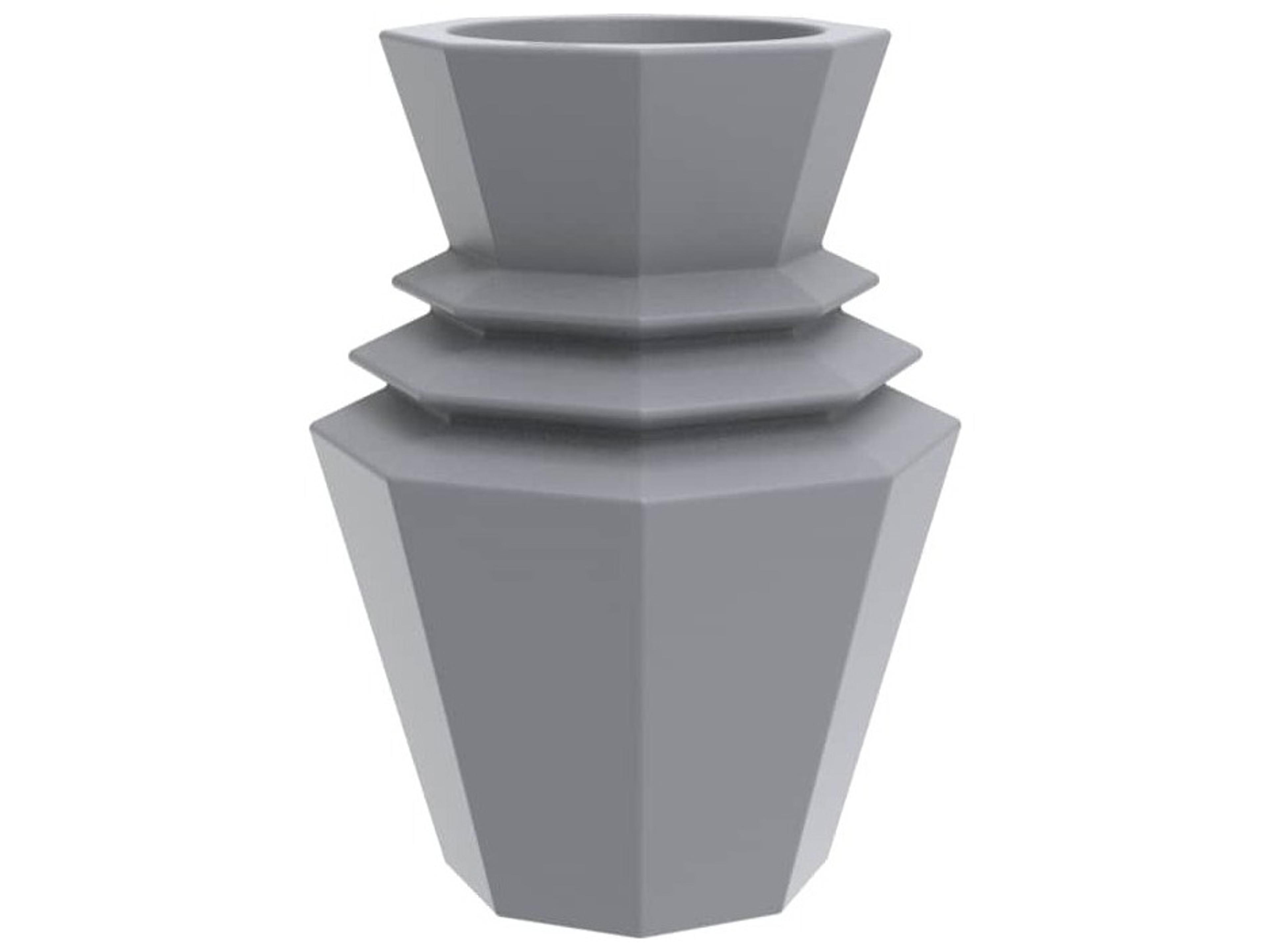 Vondom Outdoor Origami Gray Planter