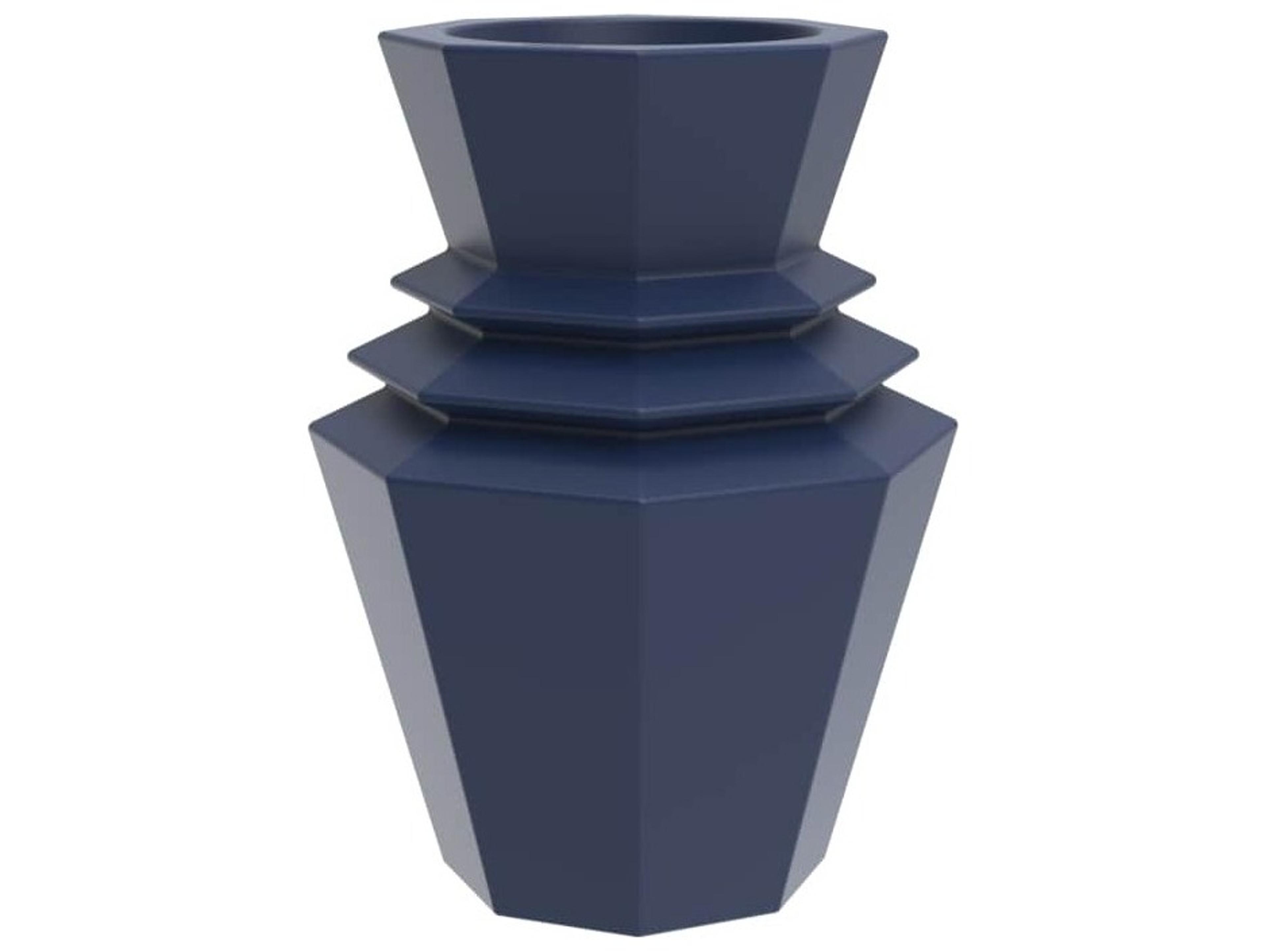Vondom Outdoor Origami Blue Planter